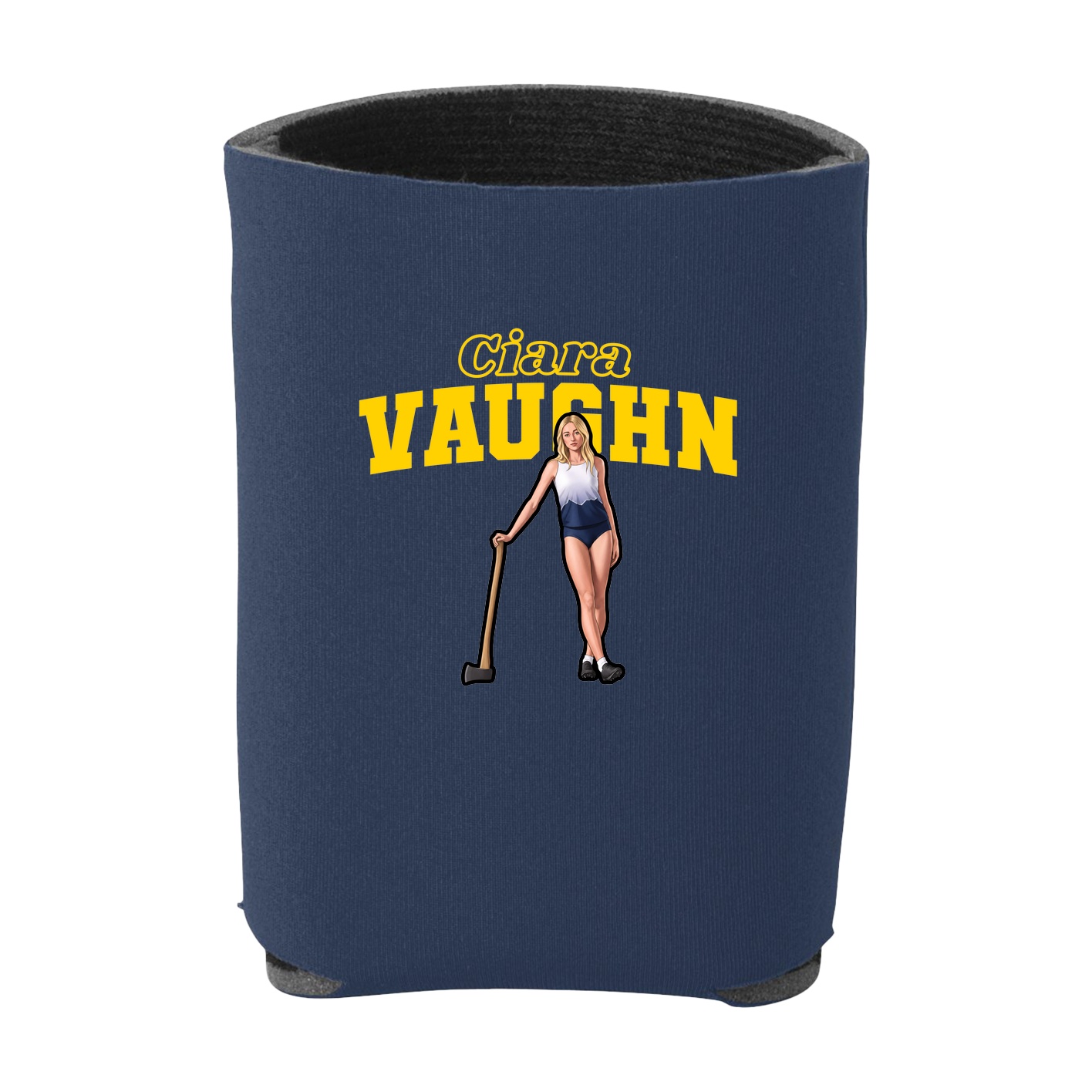 Can Holder — Name Arch in Navy