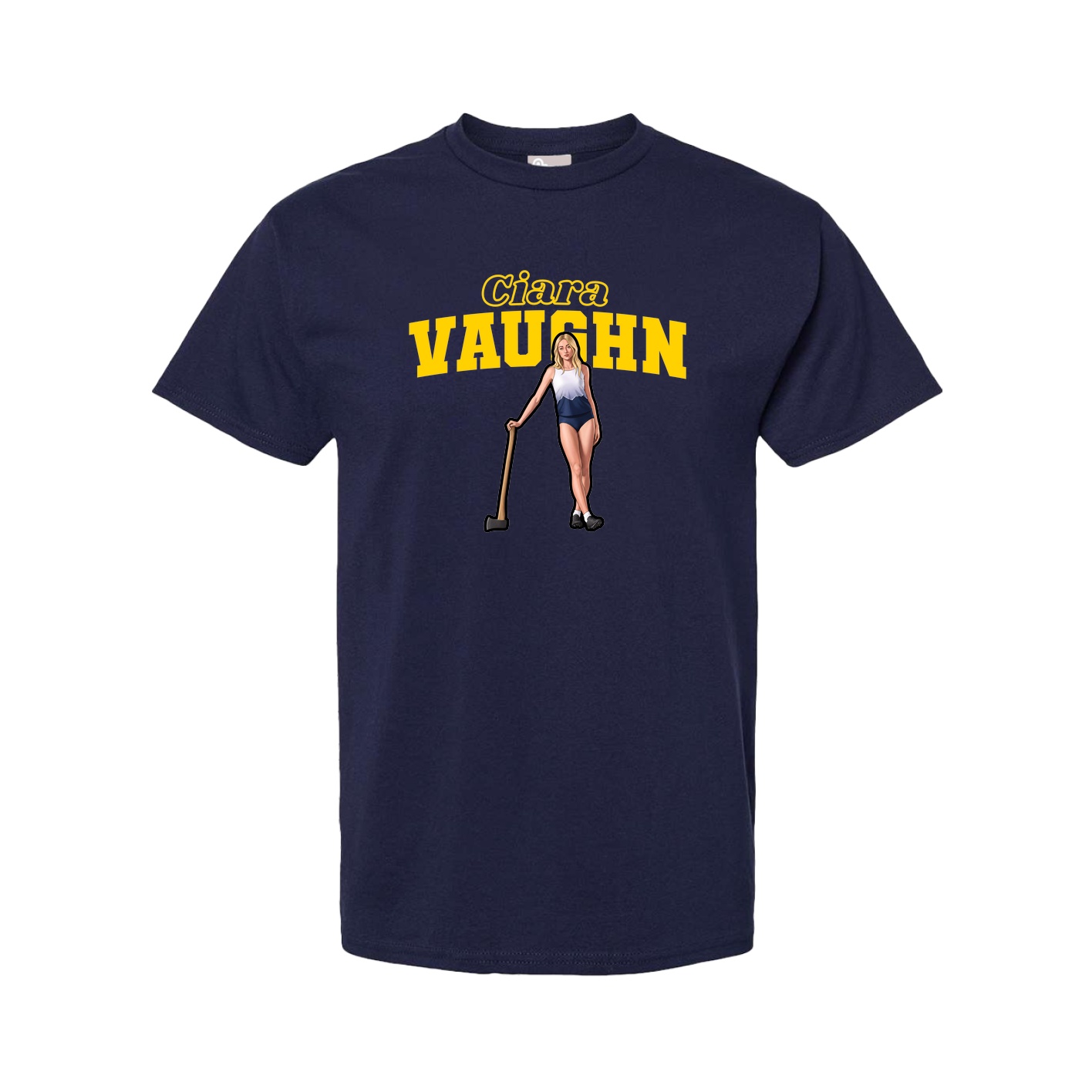 Tee — Name Arch in Navy