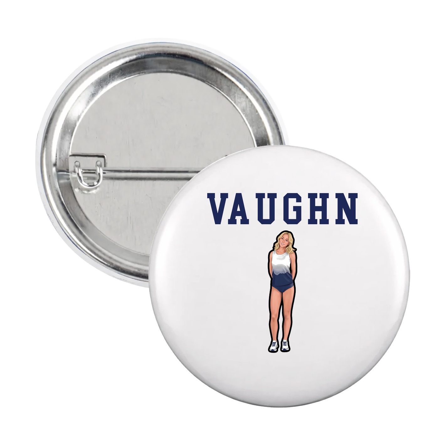 Game Day Button — Shirsey in White