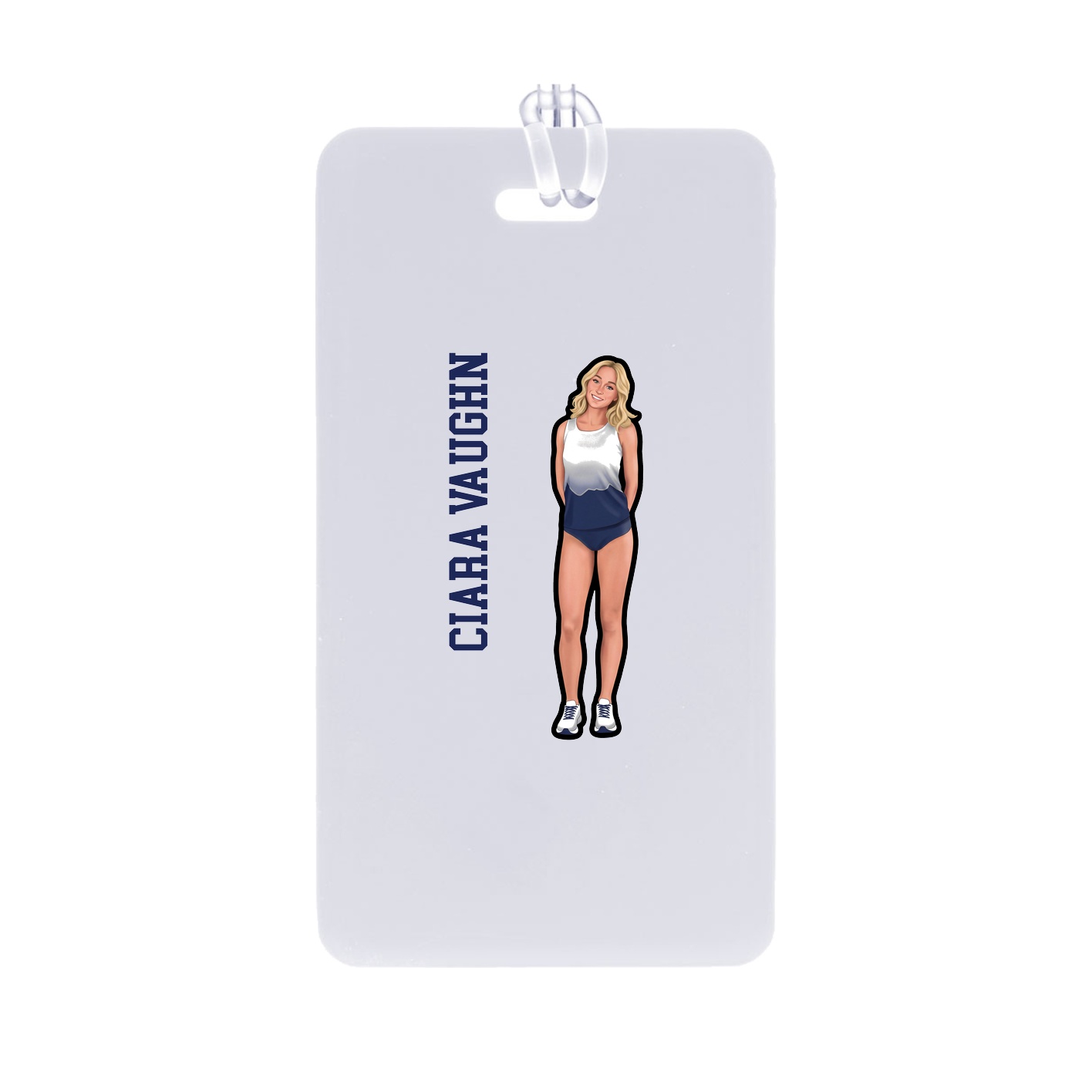 Bag Tag — Name Vertical in Classic