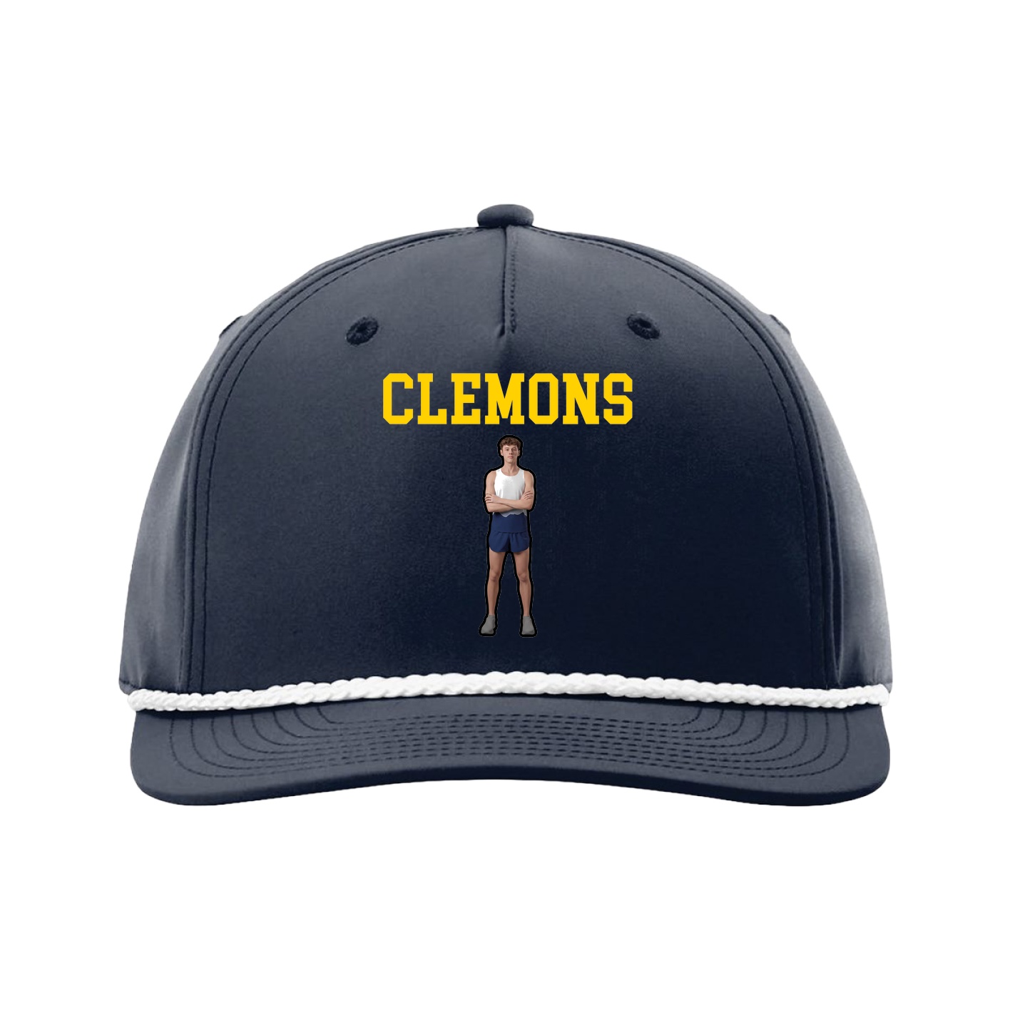 Five-Panel Classic Rope Cap — Shirsey in Navy