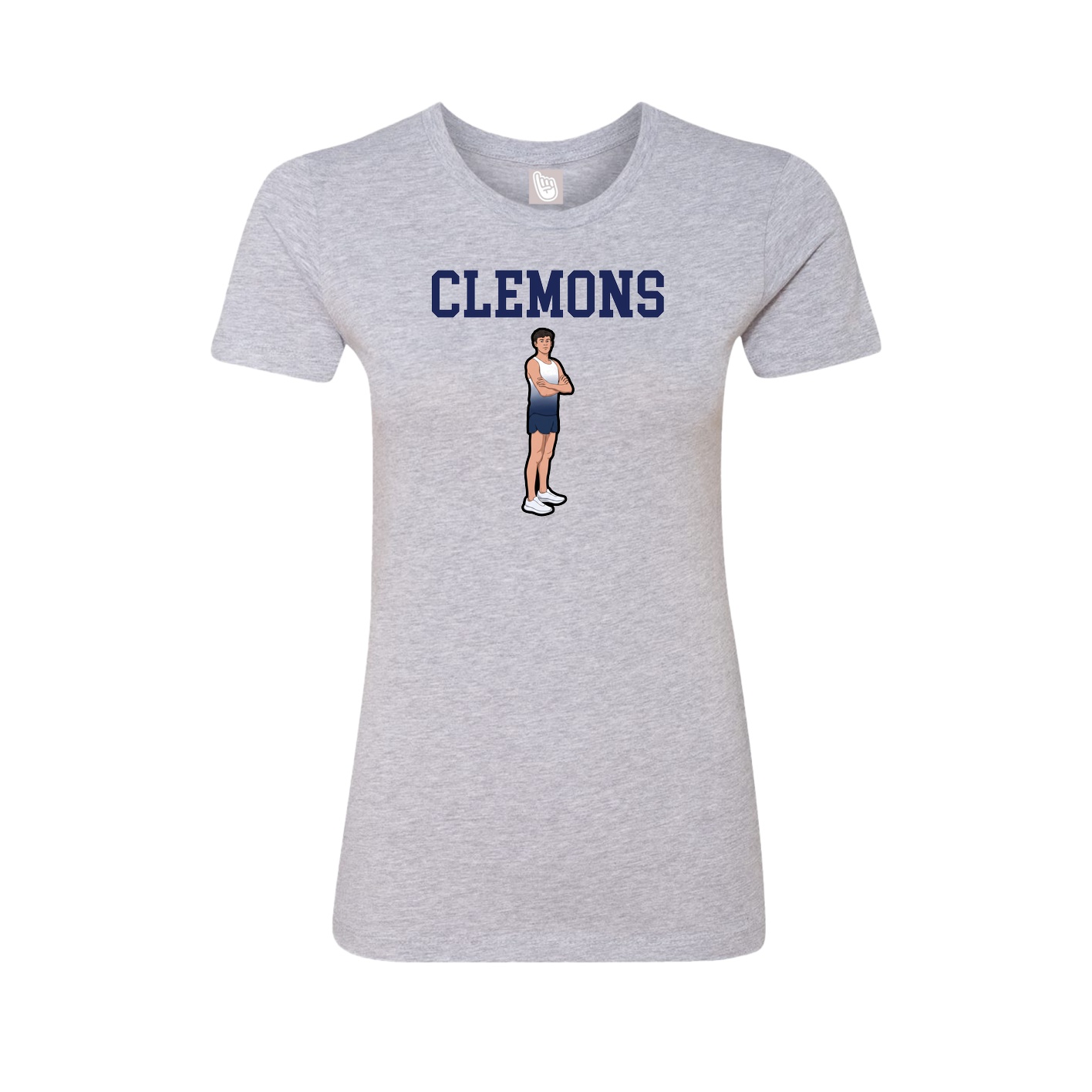 Fitted Women's Tee — Shirsey in Grey