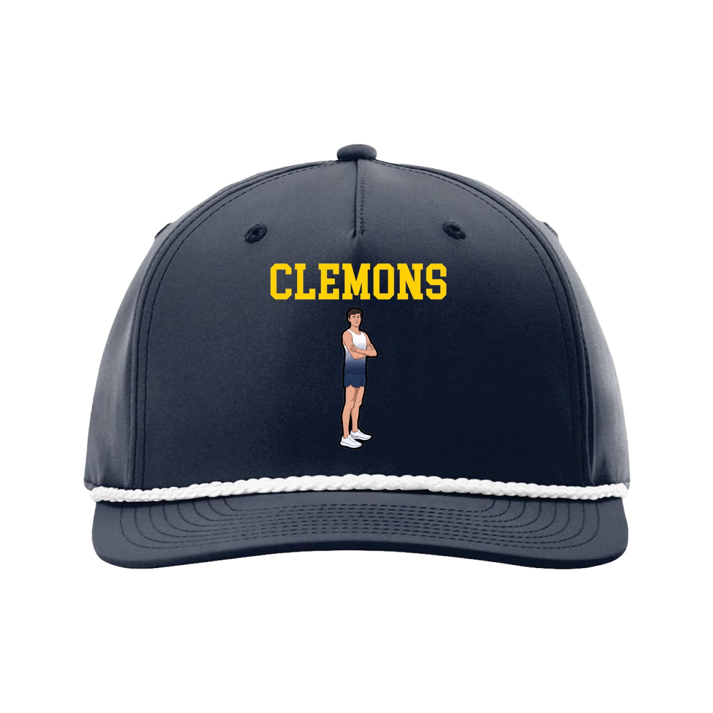 Five-Panel Classic Rope Cap — Shirsey in Navy