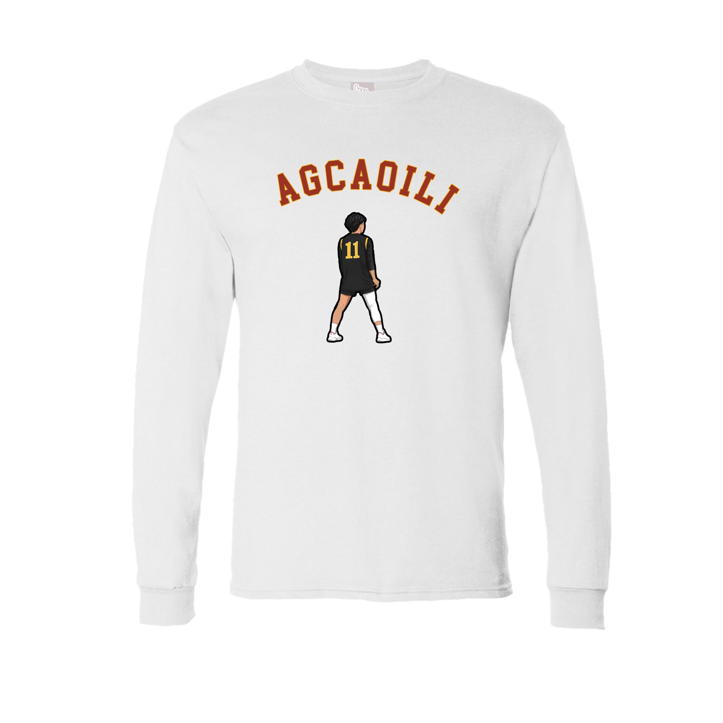 Long Sleeve Tee — Shirsey Arch in White