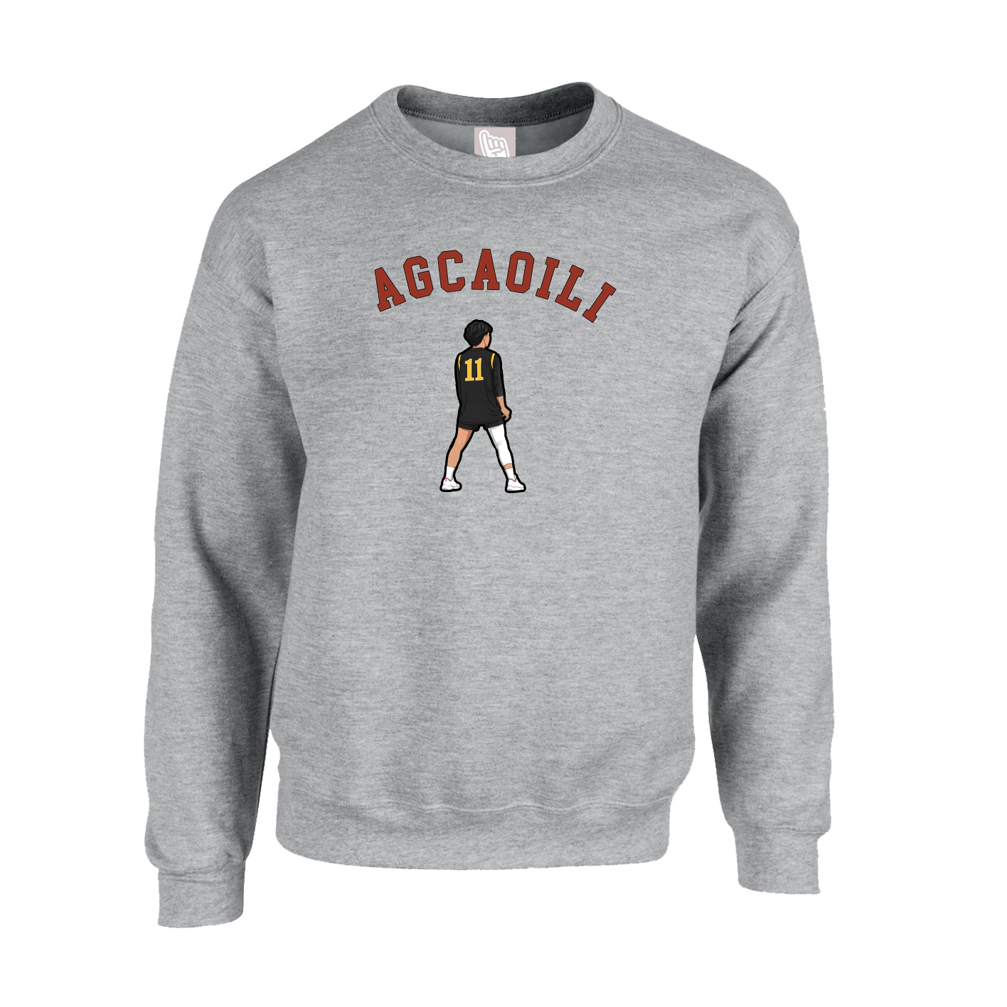 Fleece Crew — Shirsey Arch in Grey
