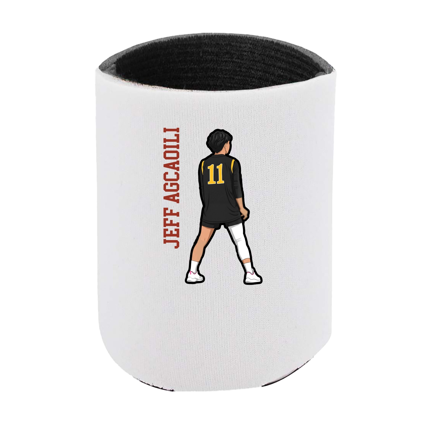 Can Holder — Name Vertical in White