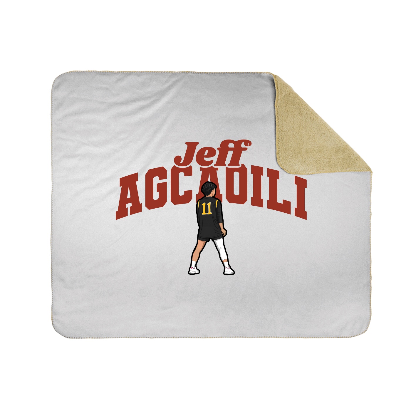 Throw Blanket — Signature Arch in White