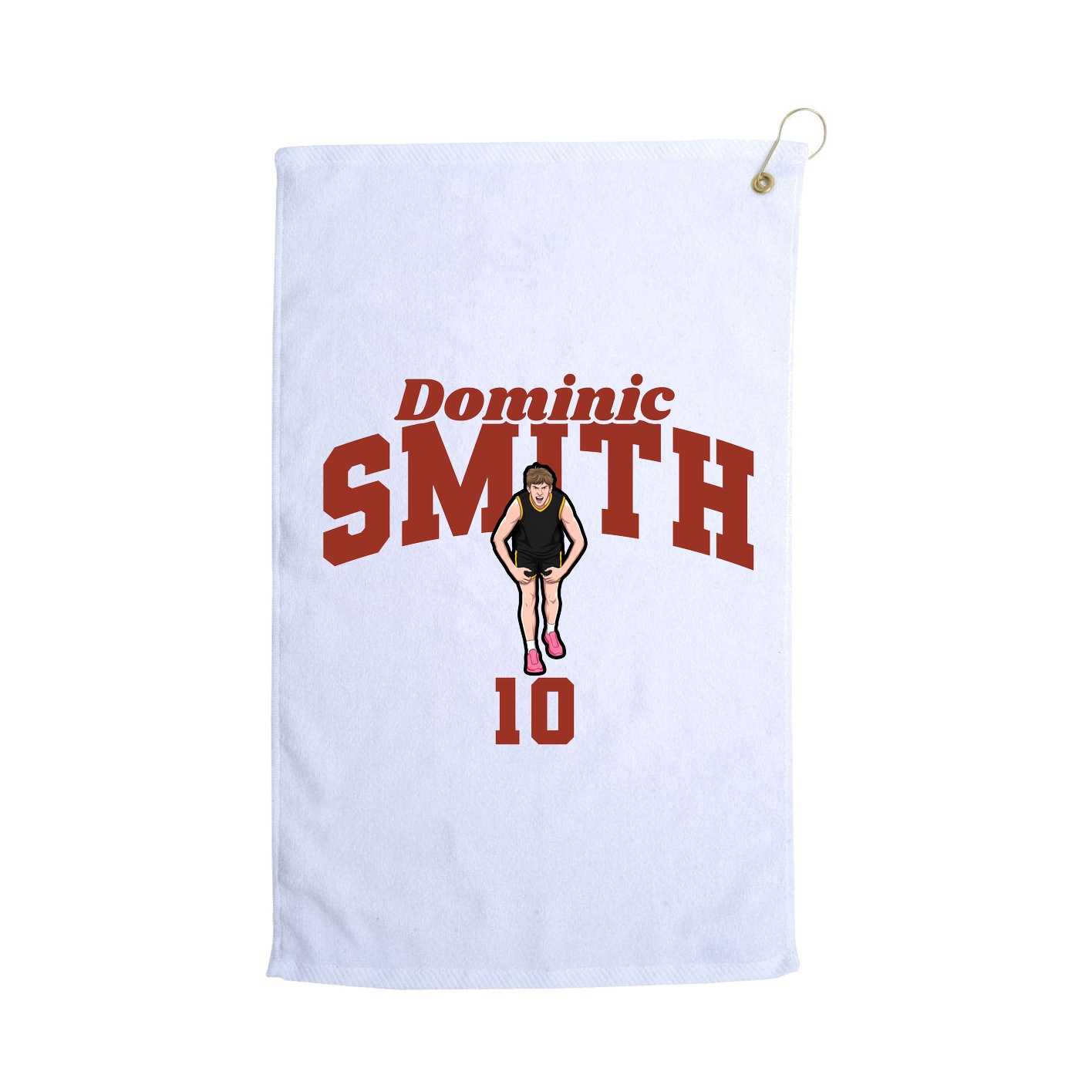 Golf Towel — Signature Arch in White