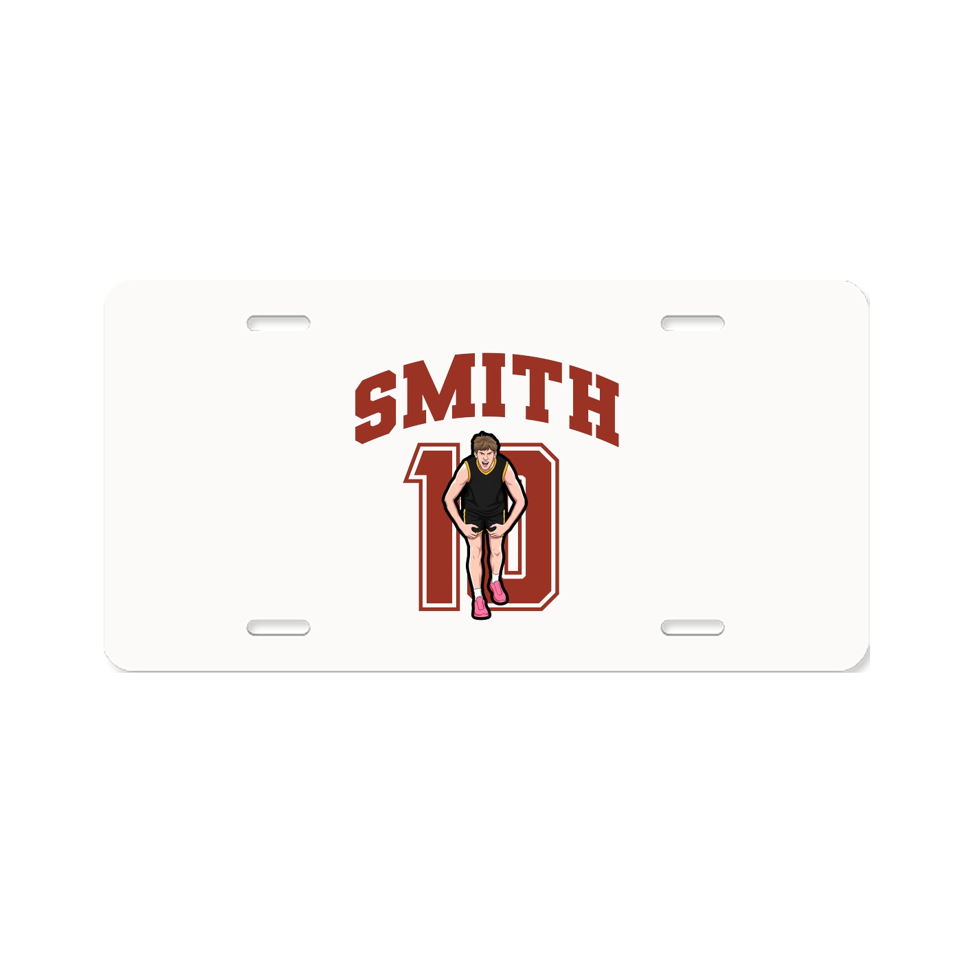 License Plate — Number in Classic