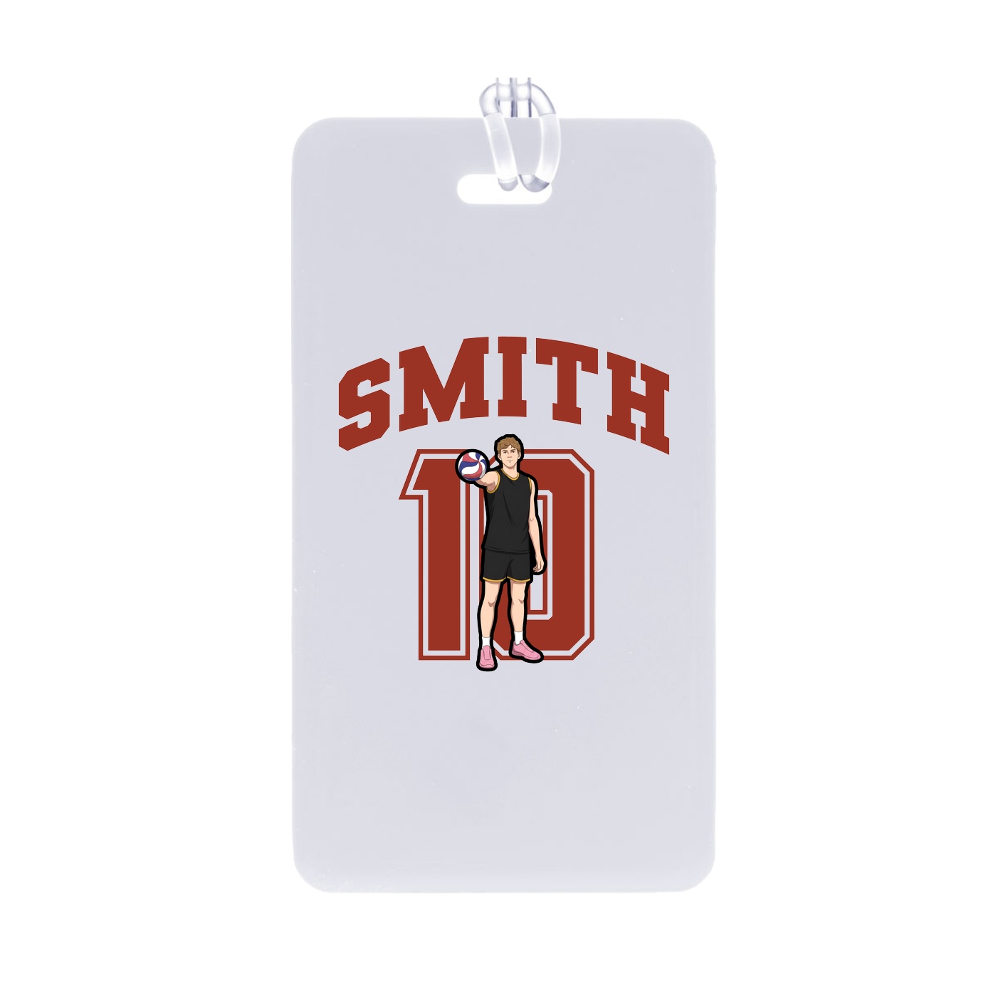 Bag Tag — Number in Classic