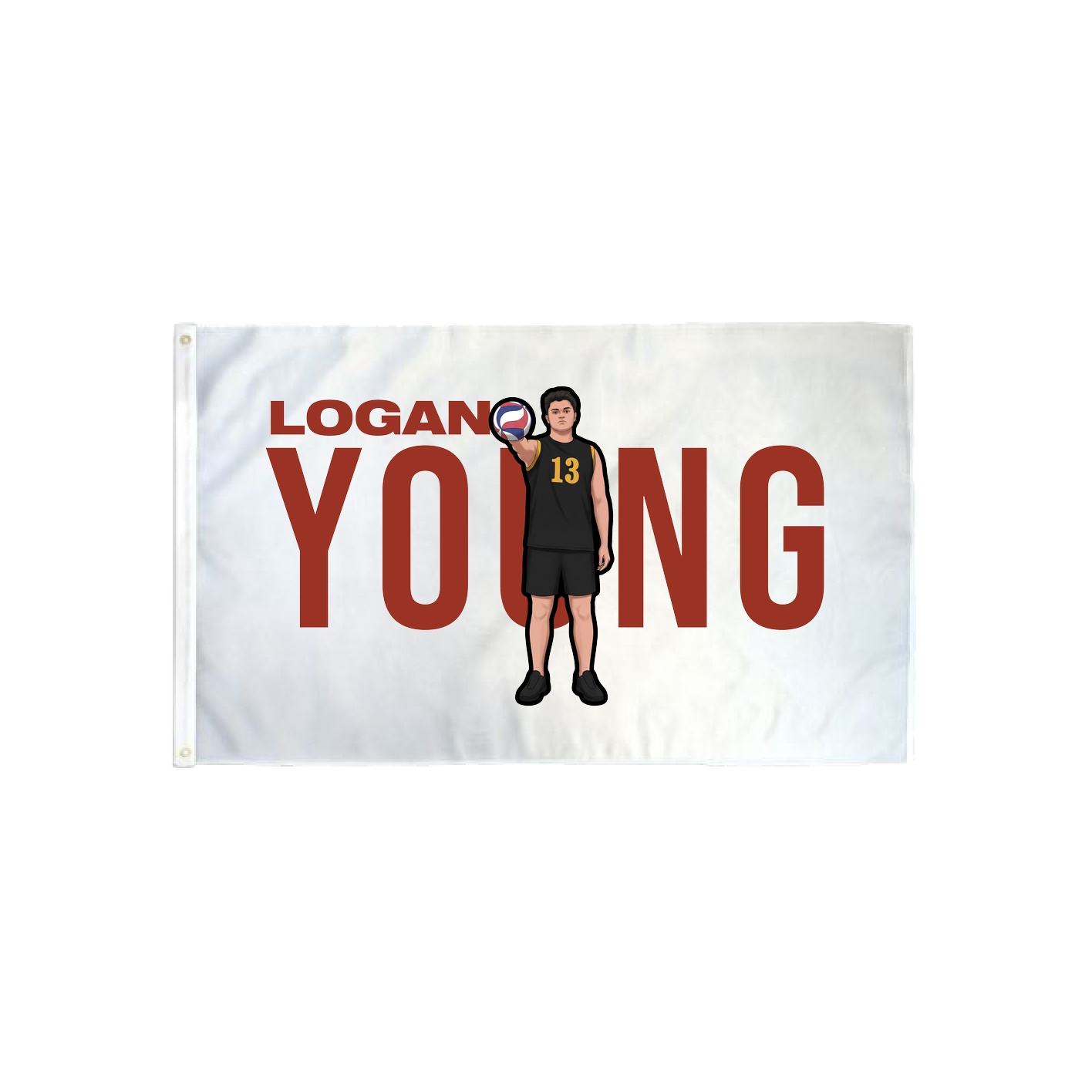 3x5 Flag — Player Name in Classic