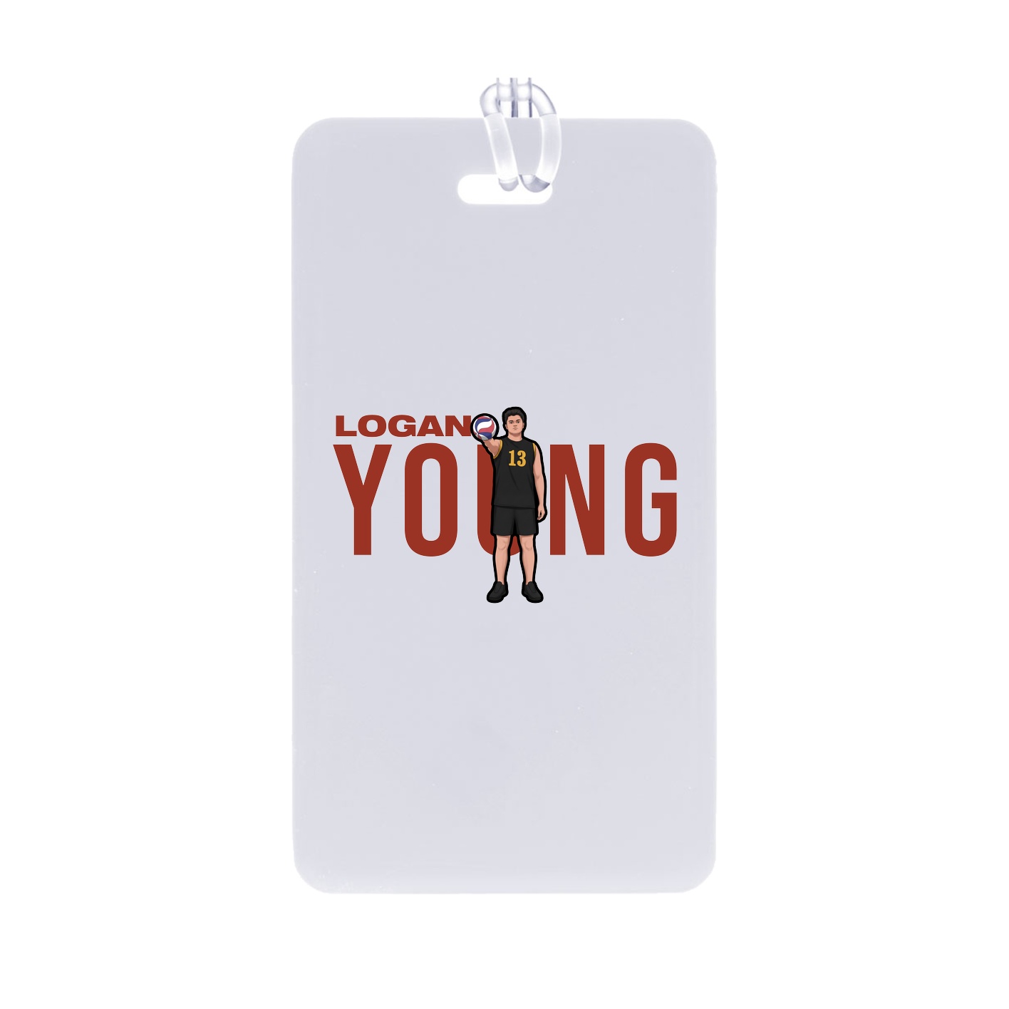 Bag Tag — Player Name in Classic