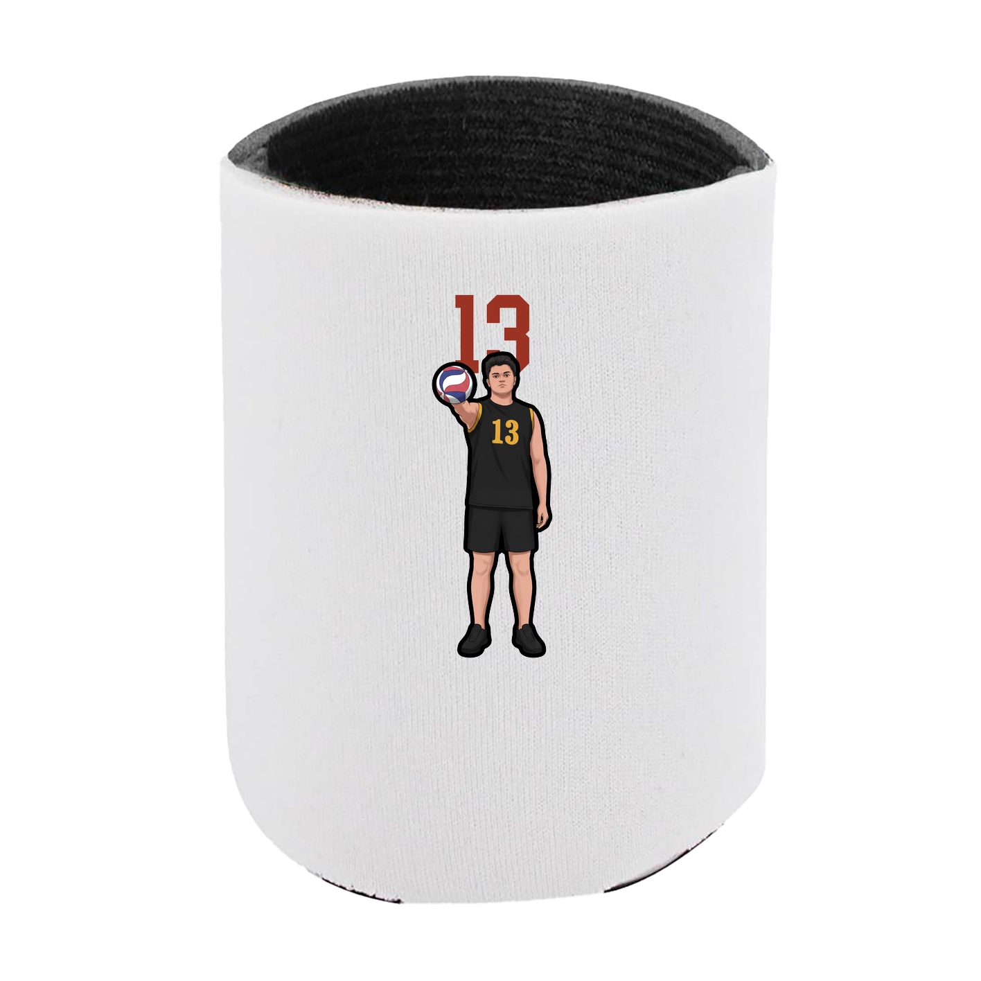 Can Holder — Number Top in White