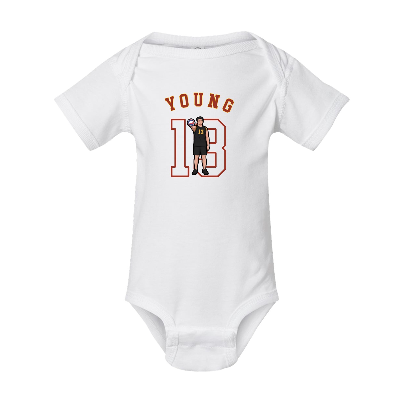Baby Onesie — Shirsey Arch in White
