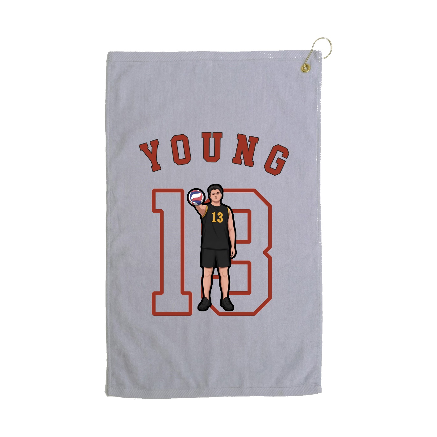 Golf Towel — Shirsey Arch in Grey
