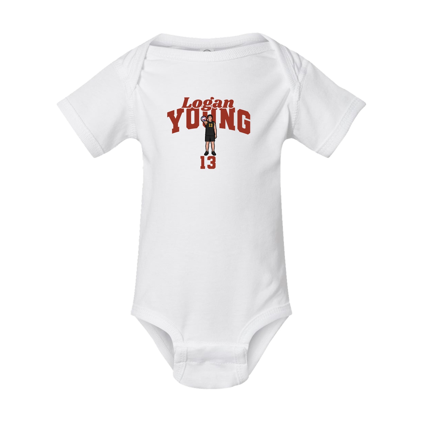 Baby Onesie — Signature Arch in White