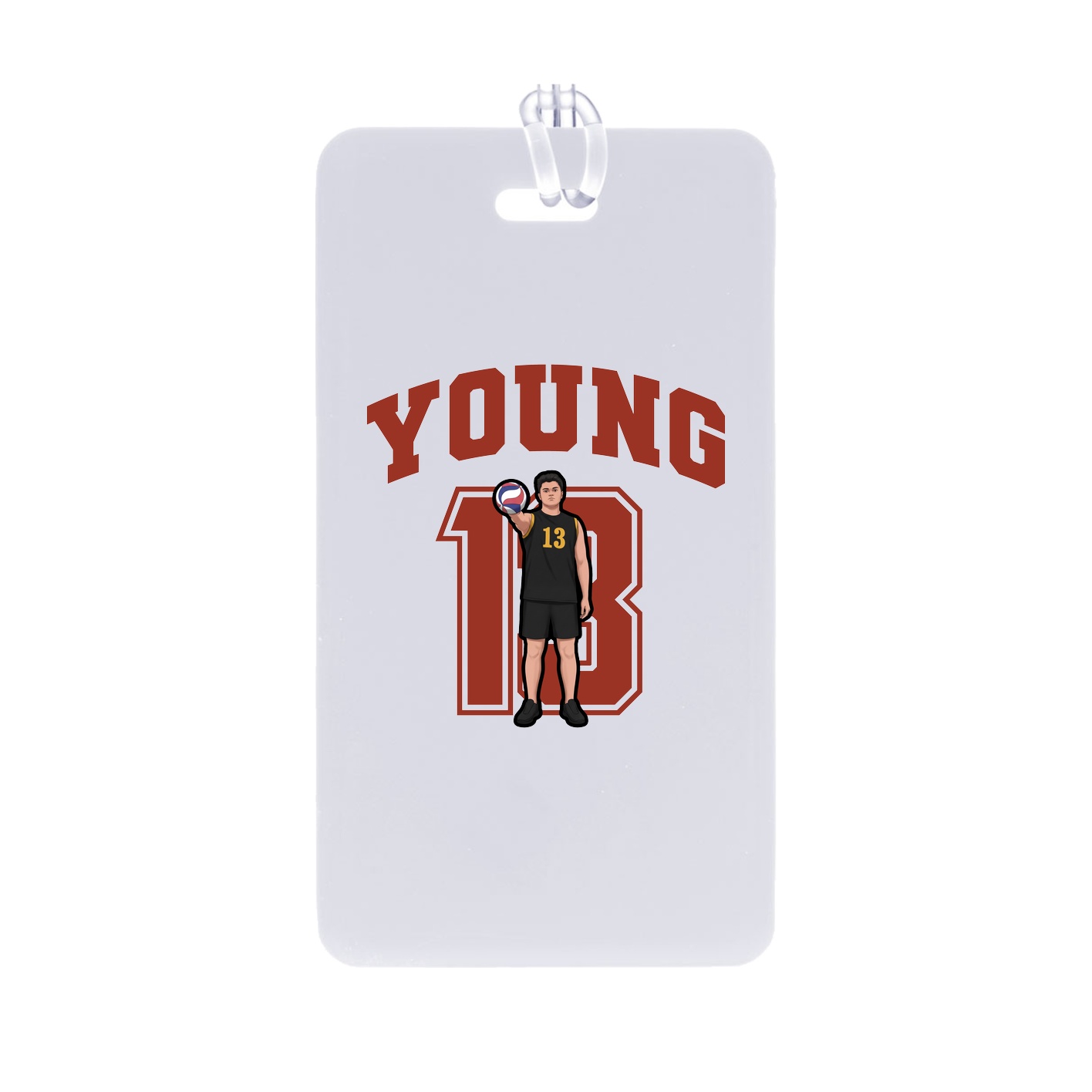 Bag Tag — Number in Classic