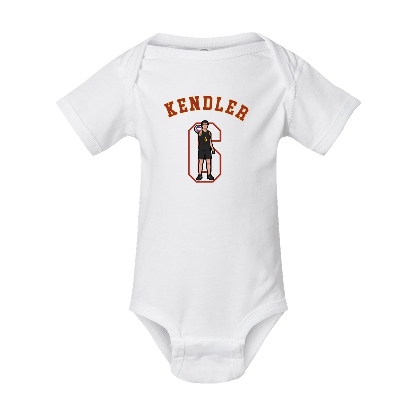 Baby Onesie — Shirsey Arch in White