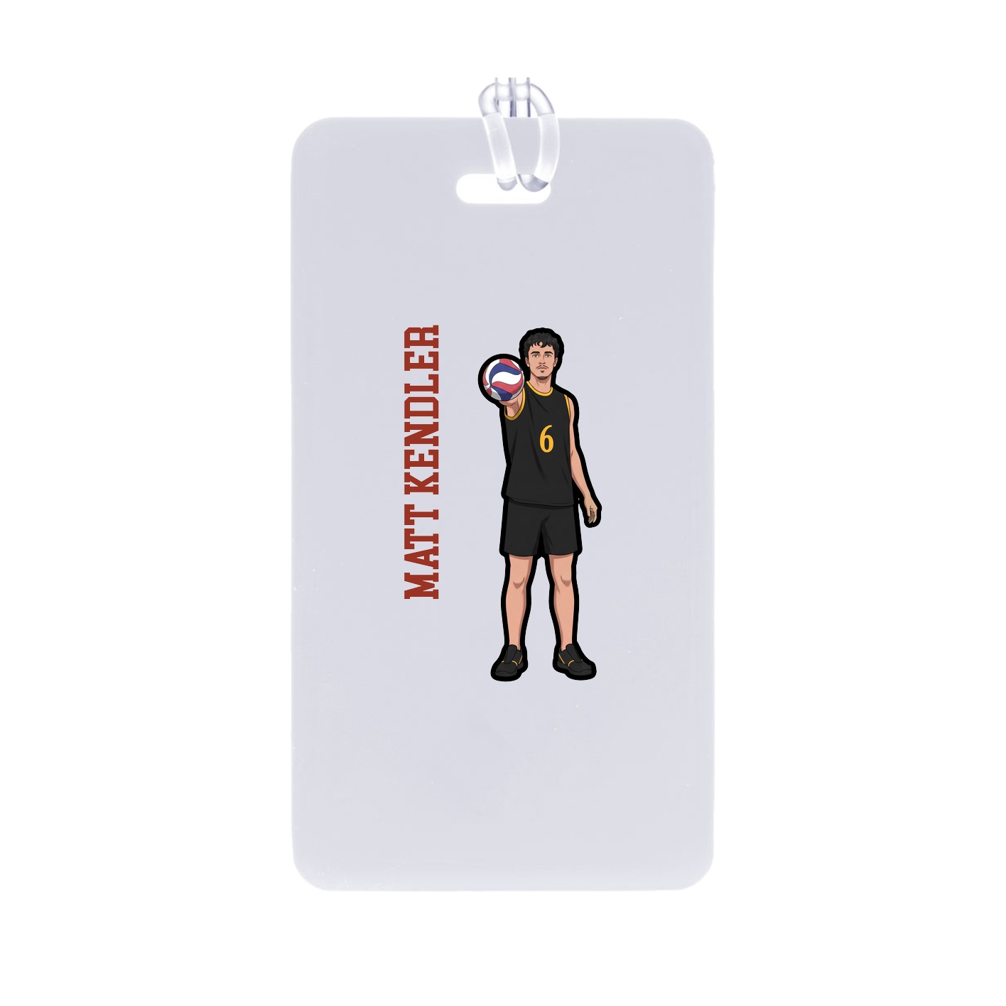 Bag Tag — Name Vertical in Classic