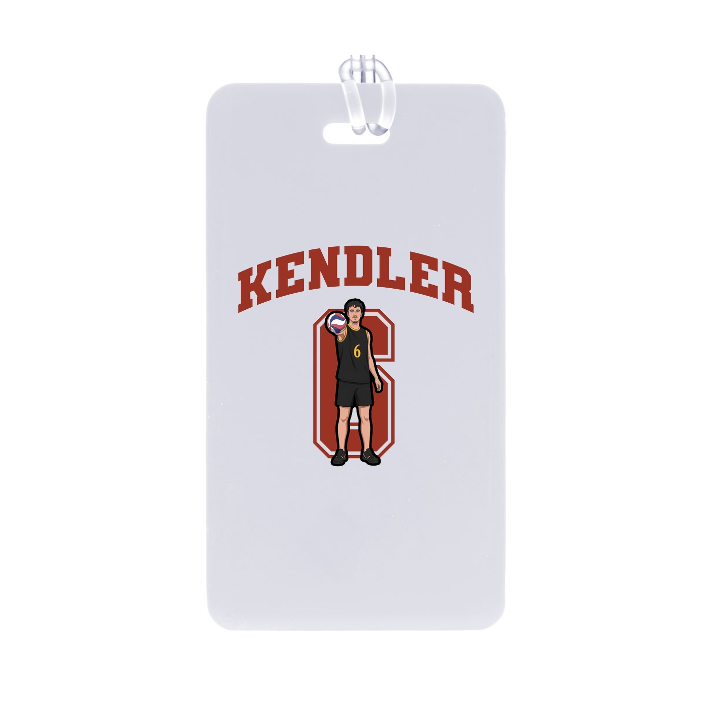 Bag Tag — Number in Classic