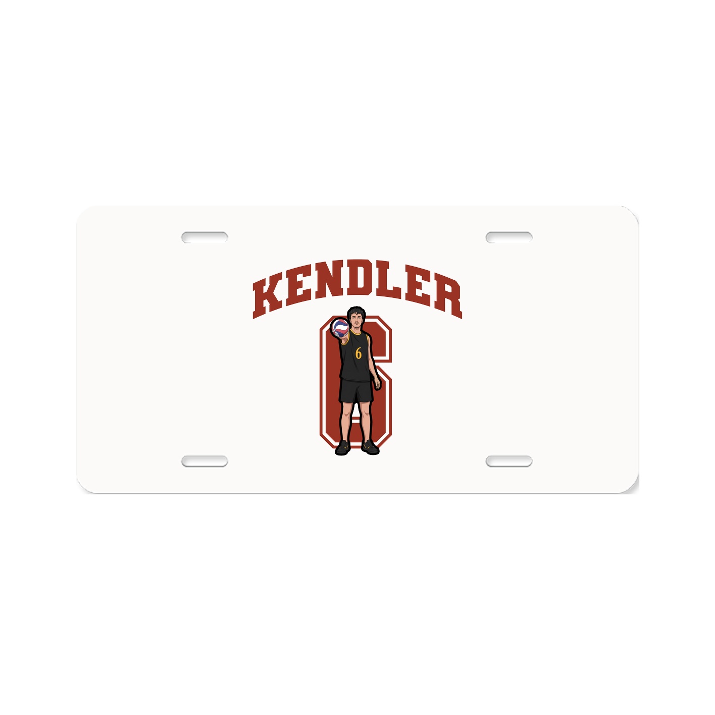 License Plate — Number in Classic