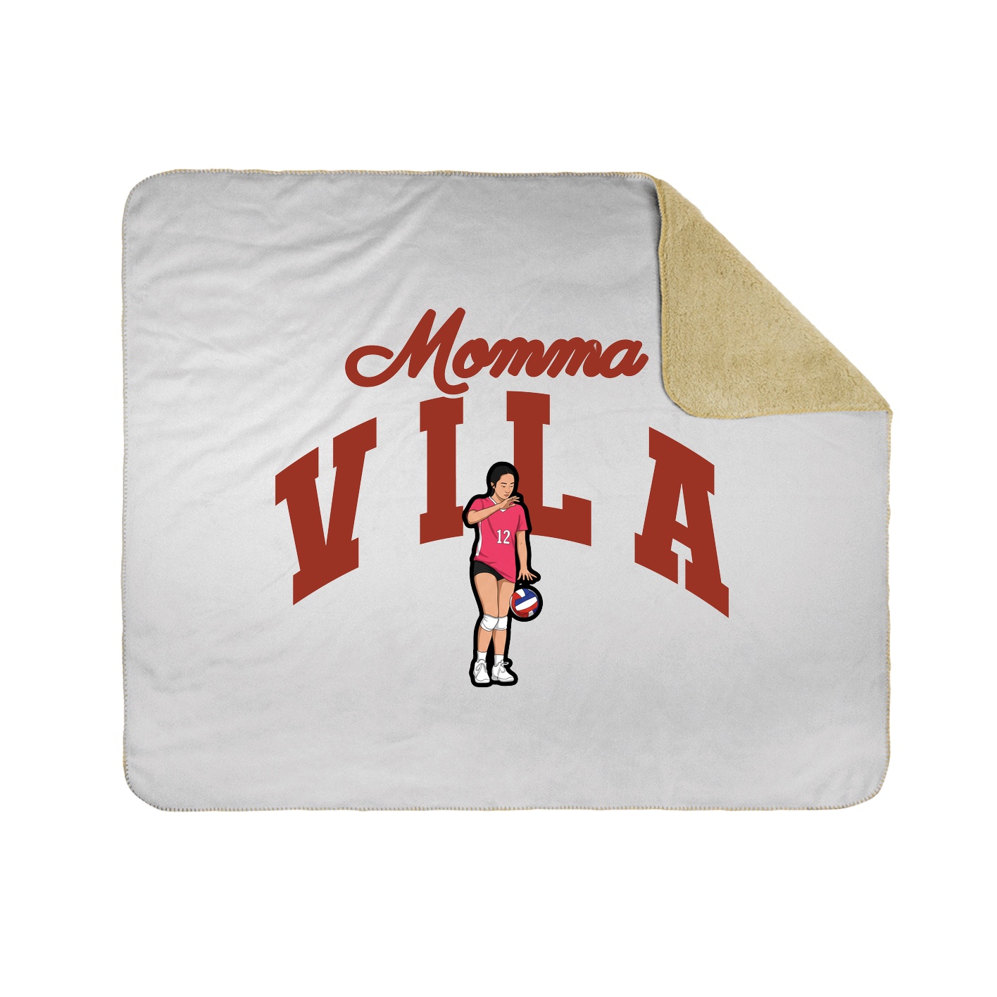 Throw Blanket — Mothers Day Arch in White