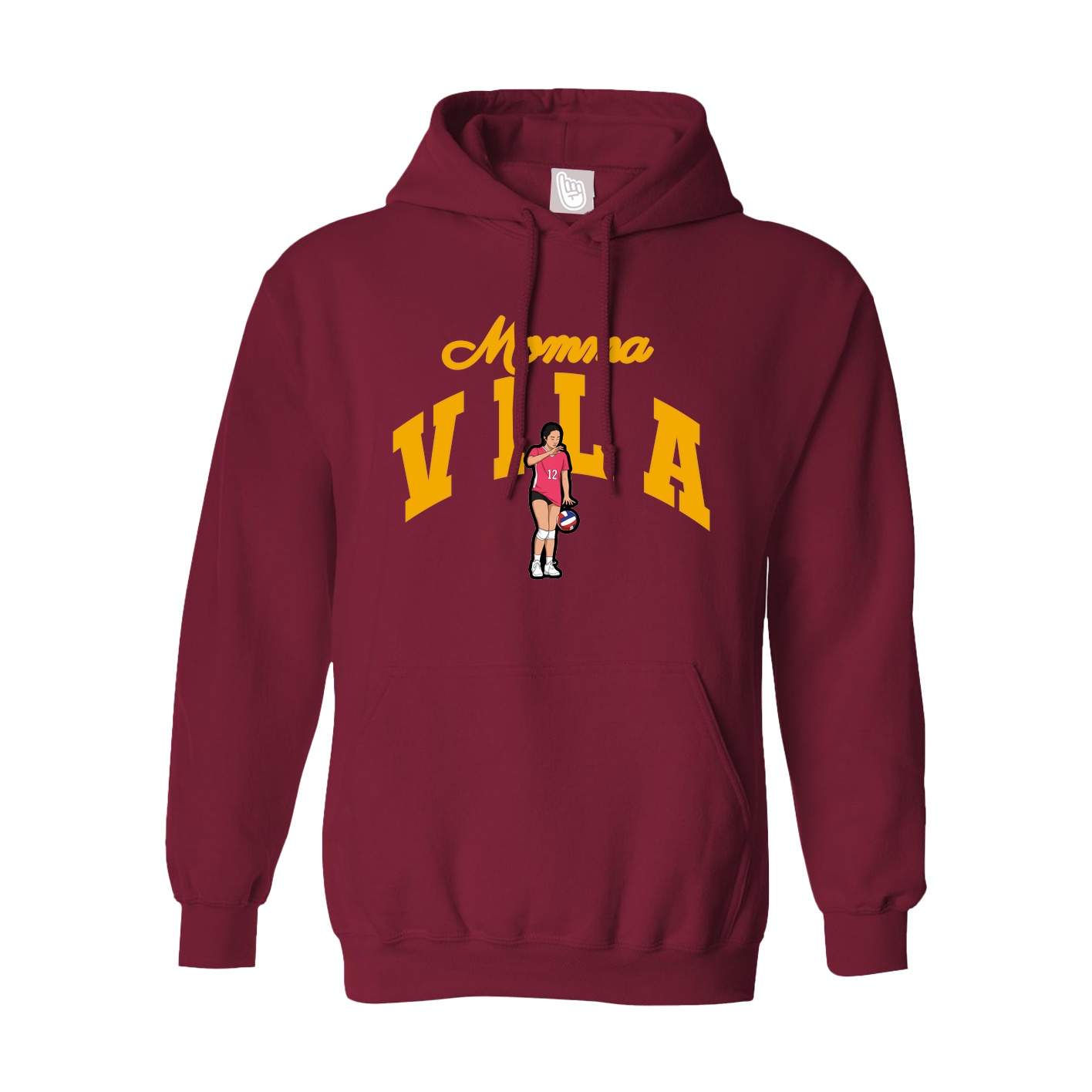 Hoodie — Mothers Day Arch in Cardinal