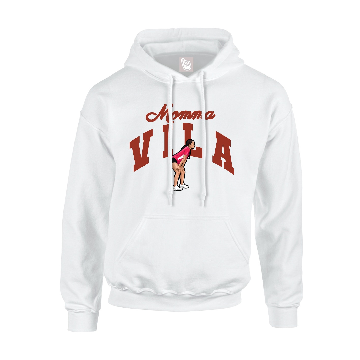 Youth Hoodie — Mothers Day Arch in White