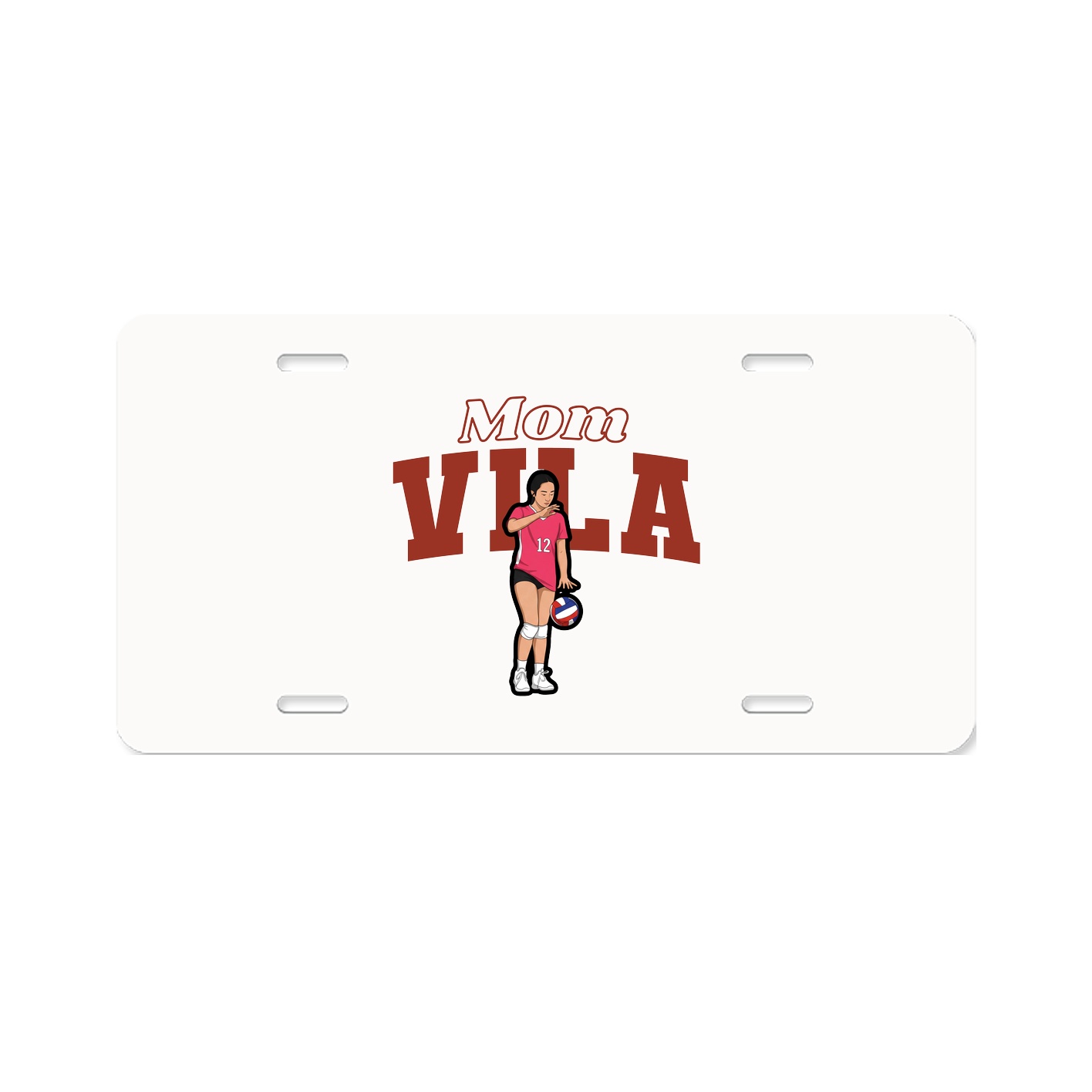 License Plate — Mothers Day Block in Classic