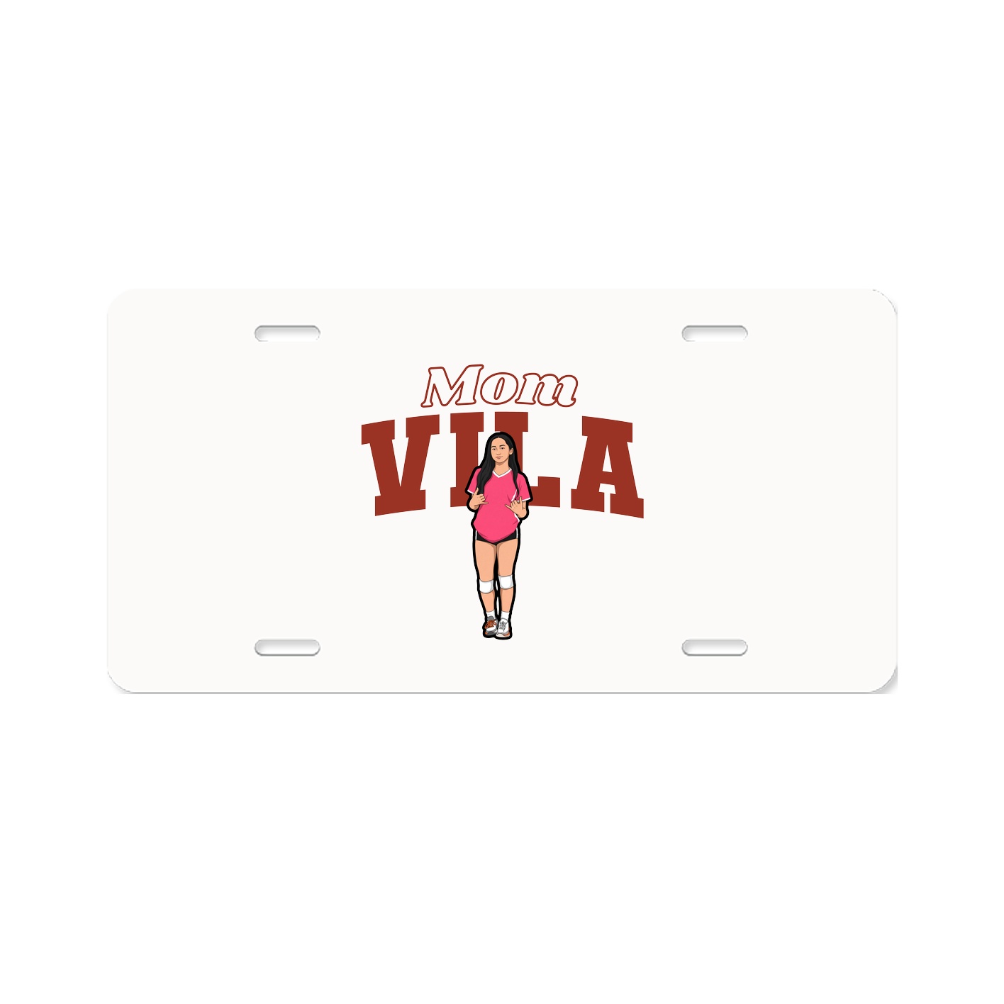 License Plate — Mothers Day Block in Classic