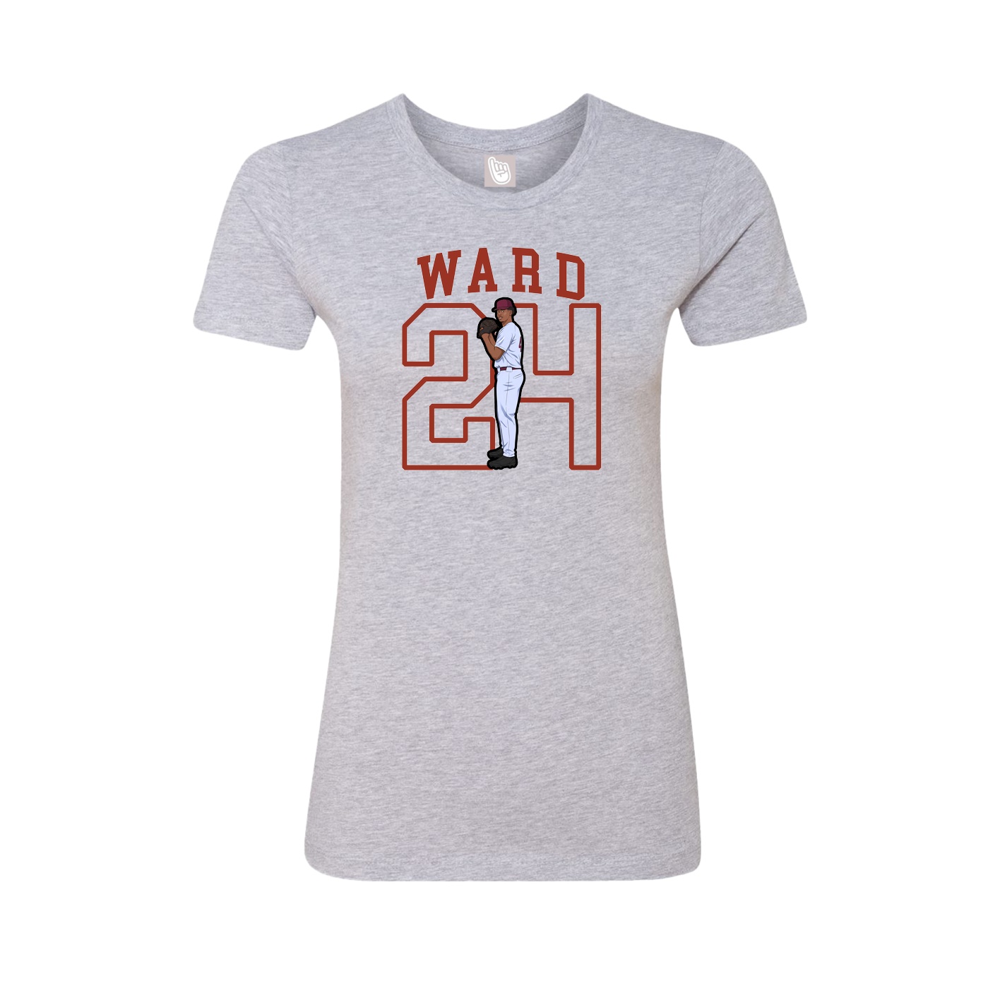 Fitted Women's Tee — Shirsey in Grey