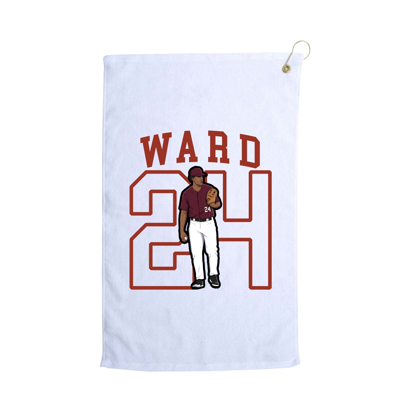 Golf Towel — Shirsey in White