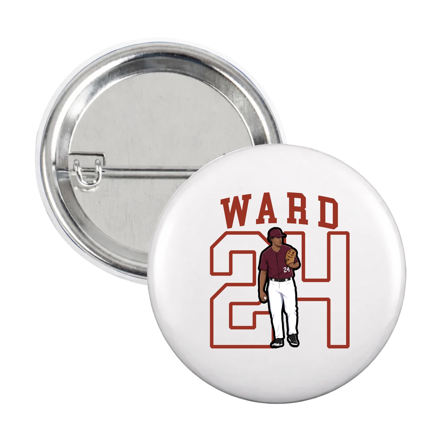 Game Day Button — Shirsey in White