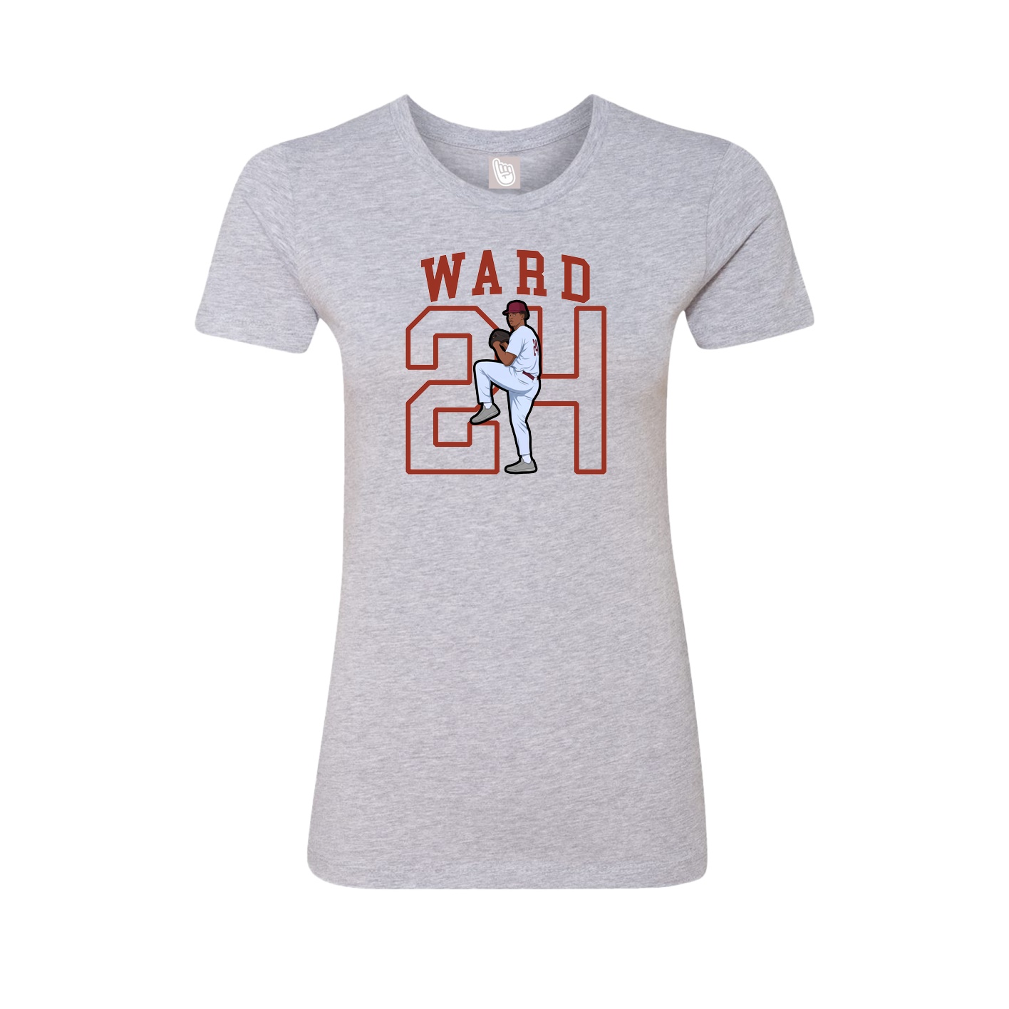 Fitted Women's Tee — Shirsey in Grey