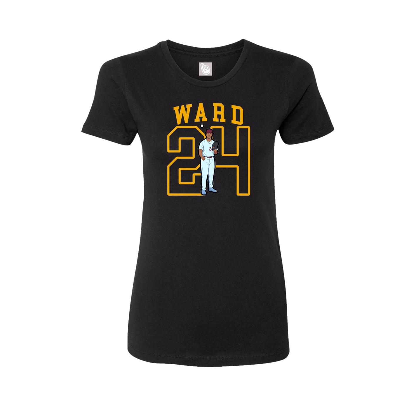 Fitted Women's Tee — Shirsey in Black