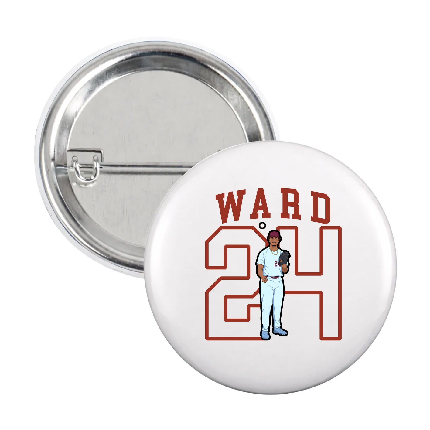 Game Day Button — Shirsey in White