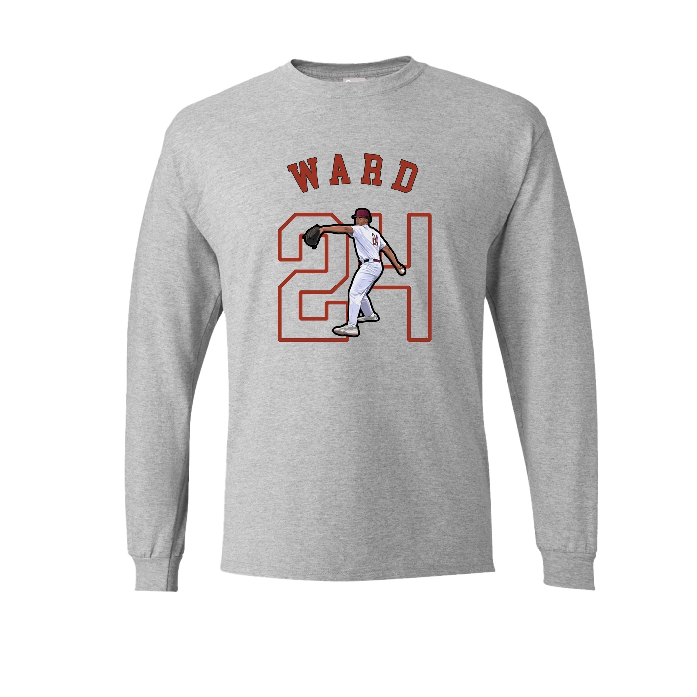 Long Sleeve Tee — Shirsey Arch in Grey