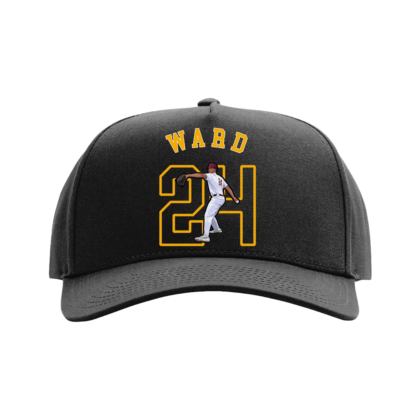 Full Fabric Five-Panel Champ Cap