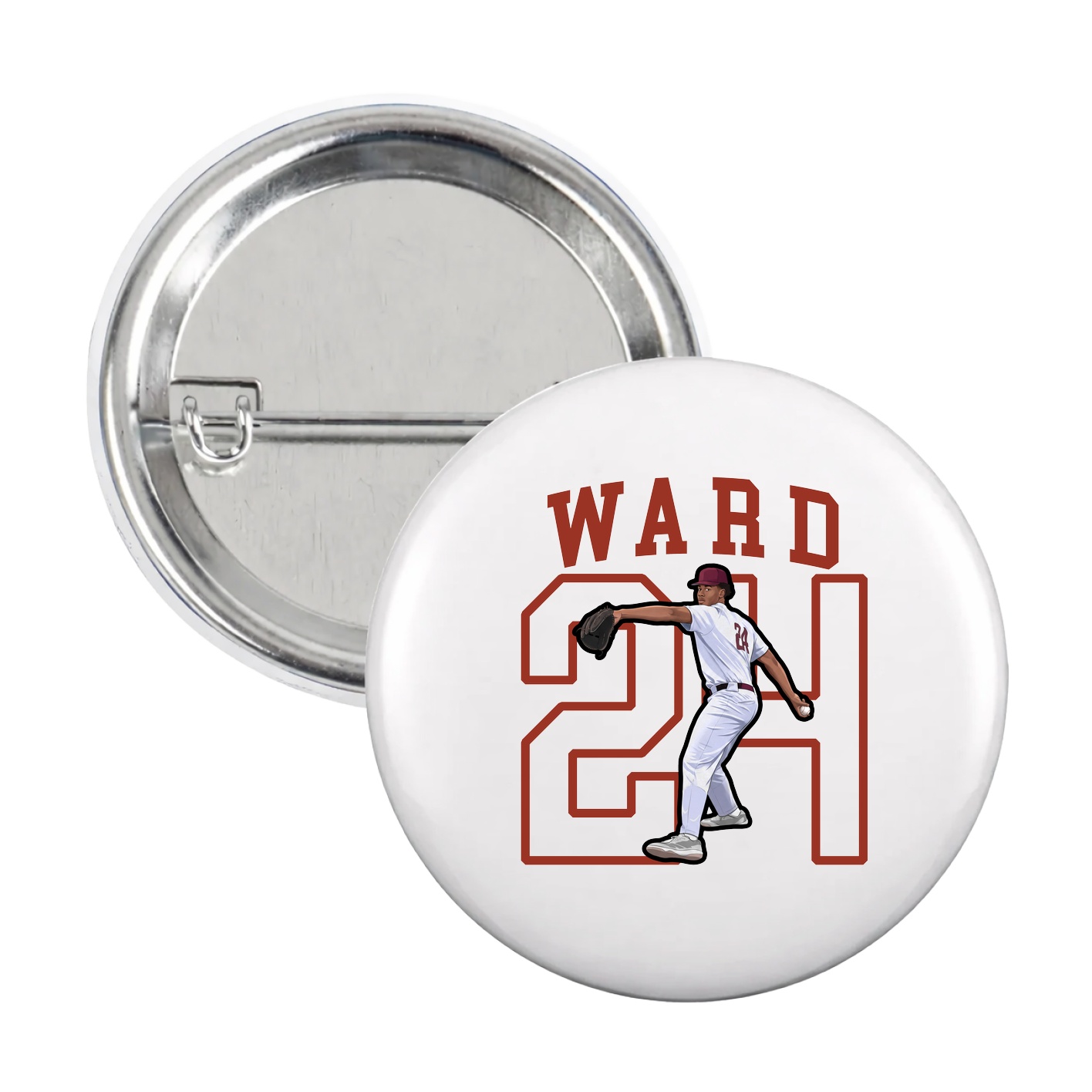 Game Day Button — Shirsey in White