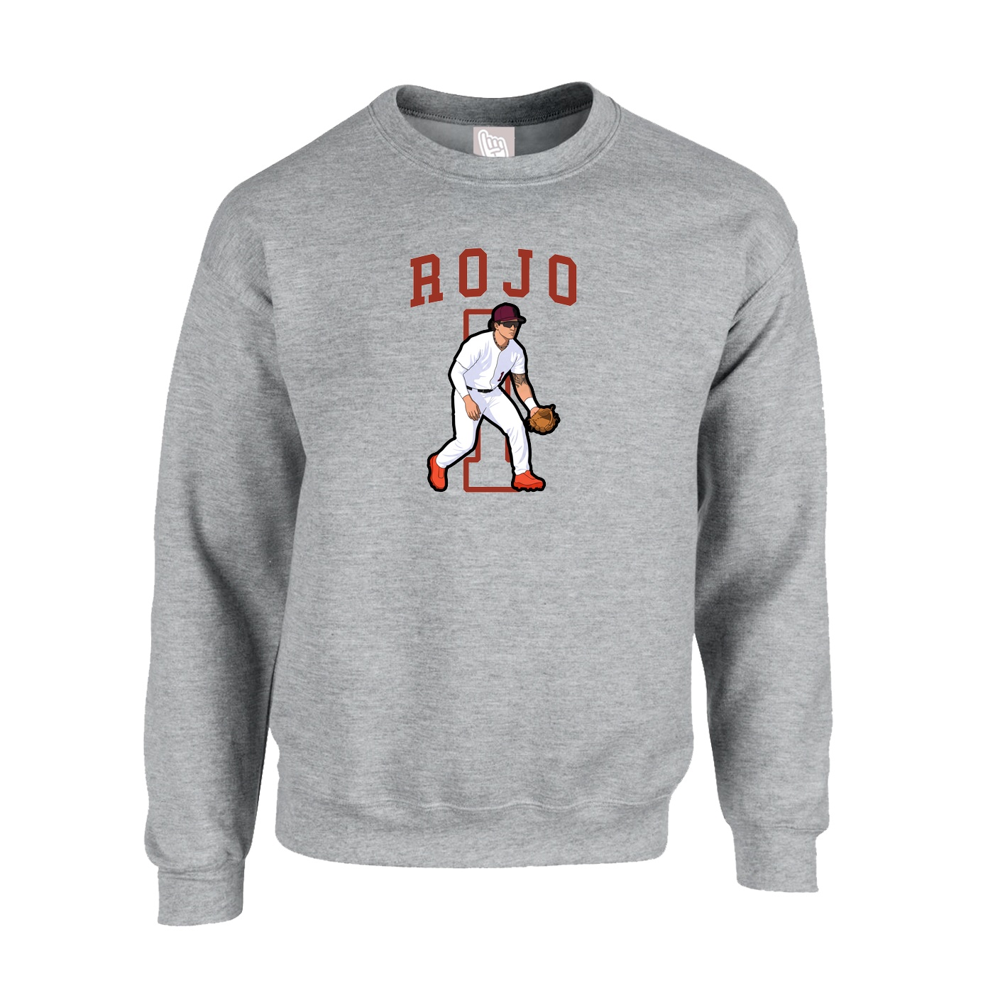 Fleece Crew — Shirsey in Grey