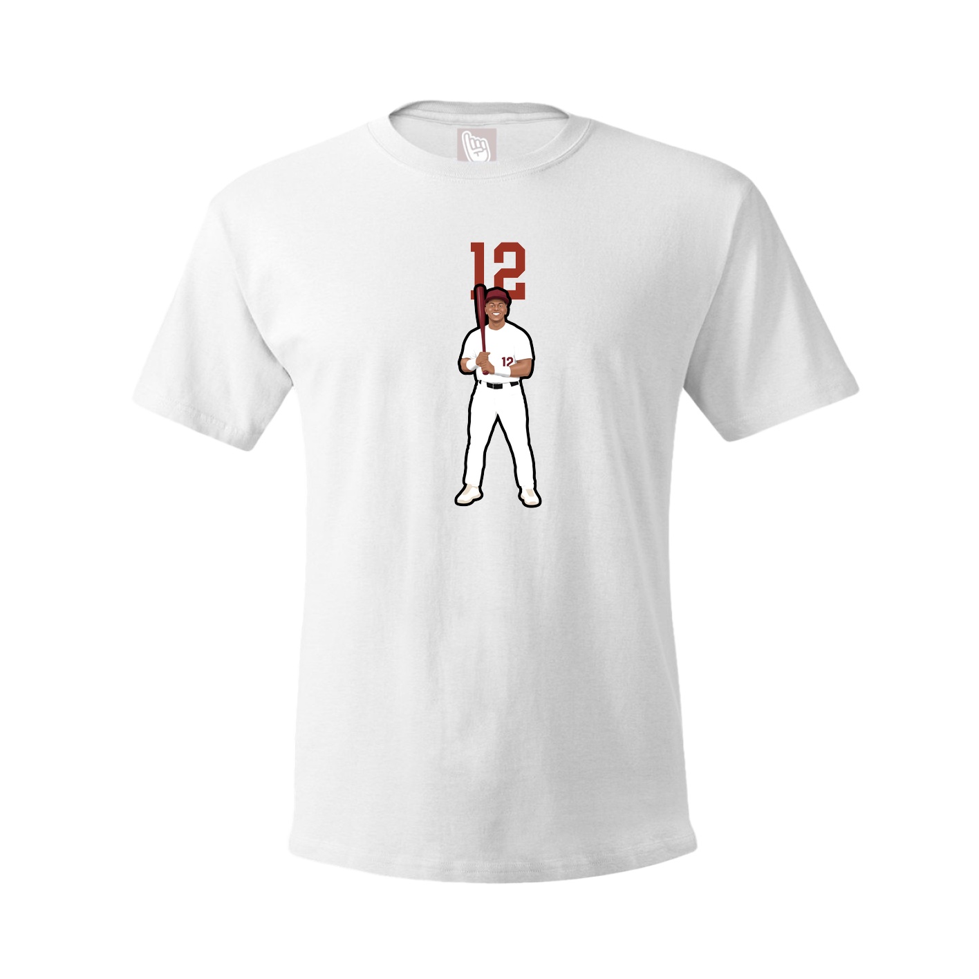 Tee — Number Top in White