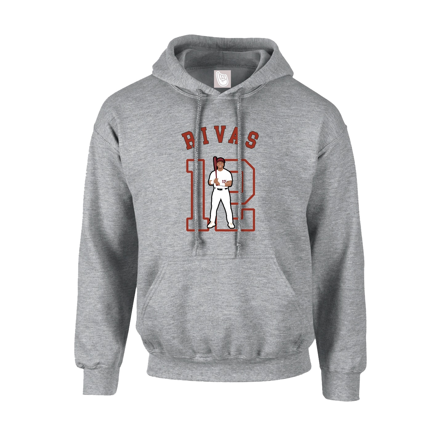 Youth Hoodie — Shirsey Arch in Grey