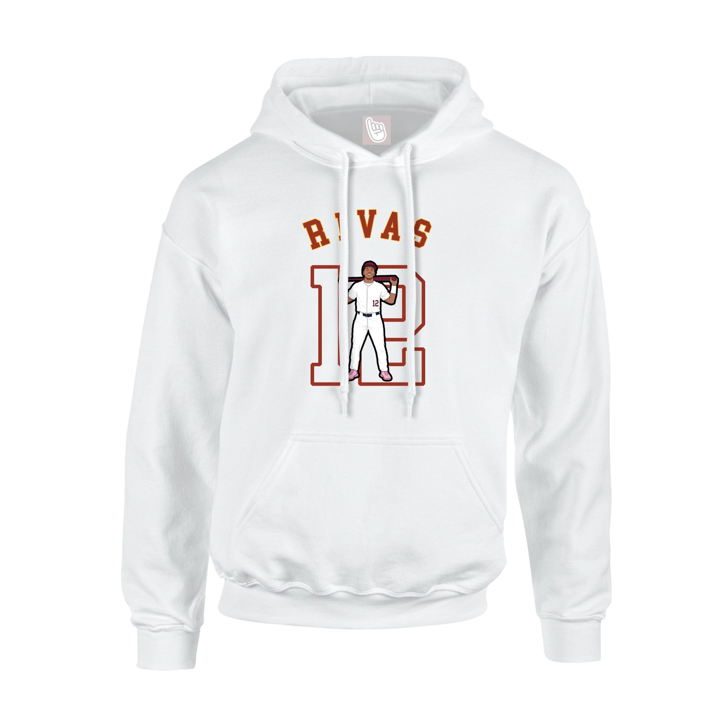 Hoodie — Shirsey Arch in White