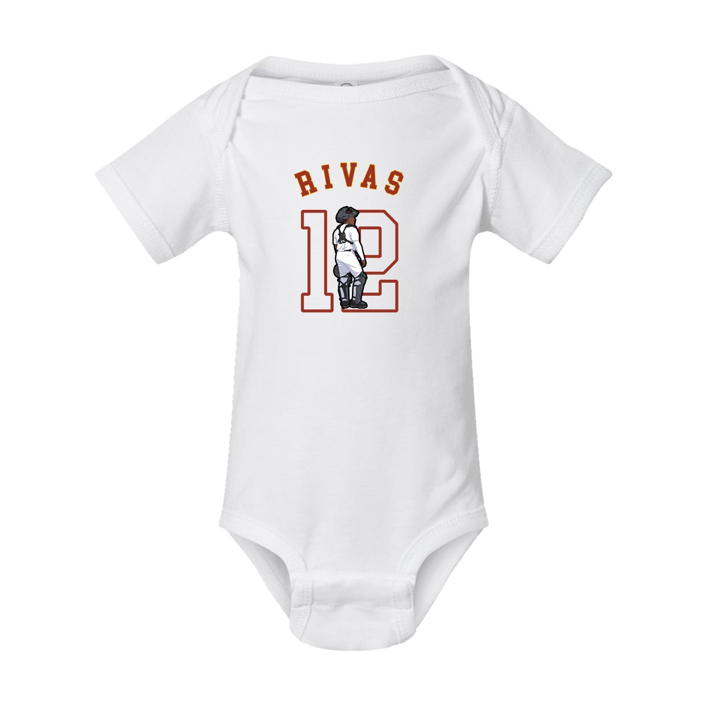 Baby Onesie — Shirsey Arch in White