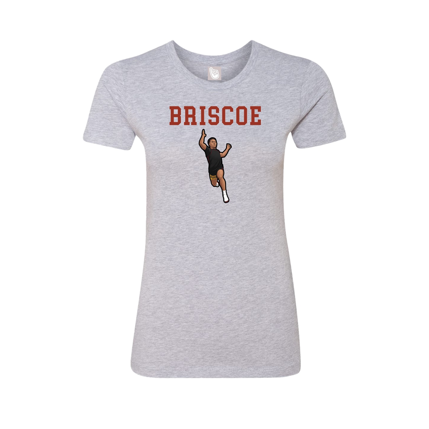 Fitted Women's Tee — Shirsey in Grey