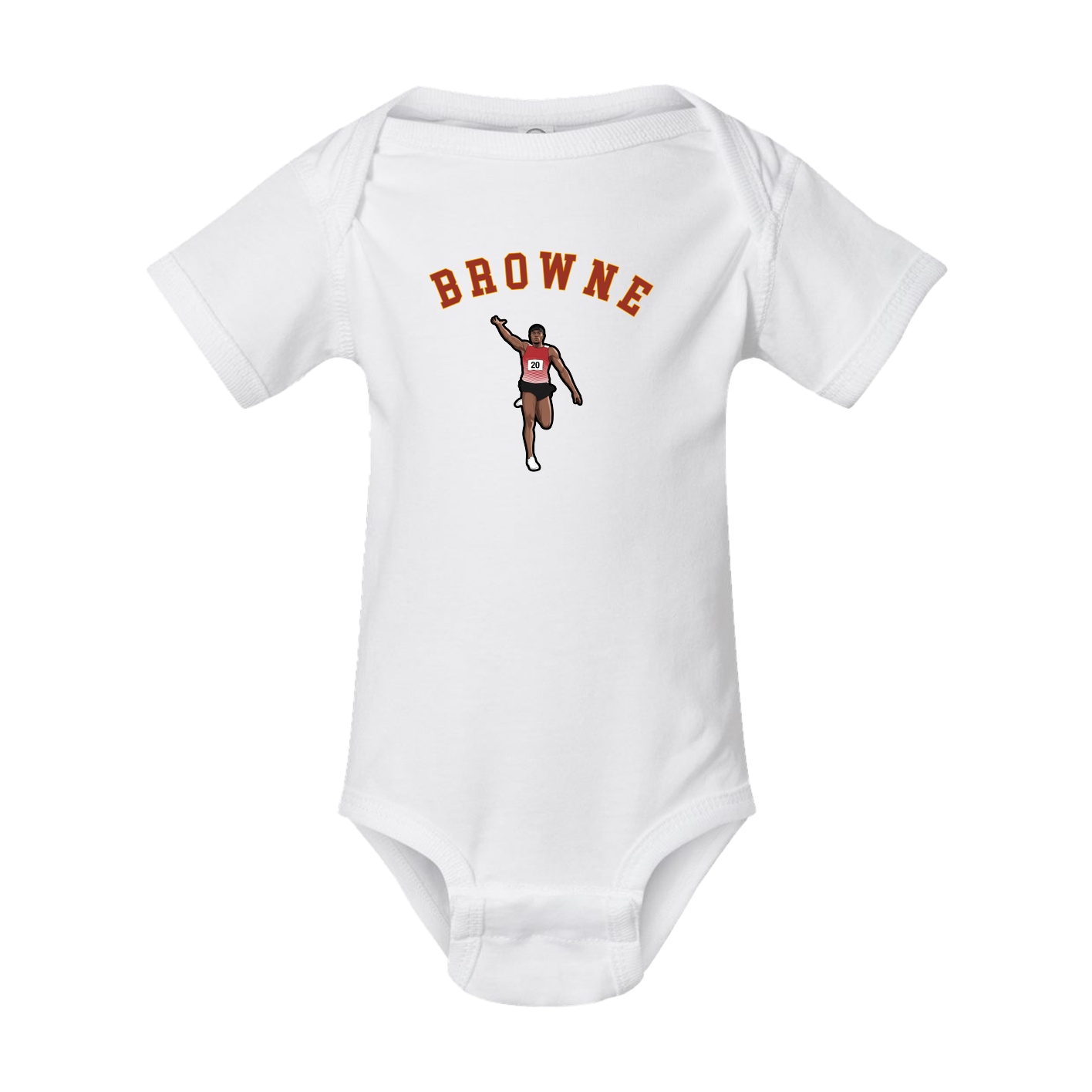 Baby Onesie — Shirsey Arch in White