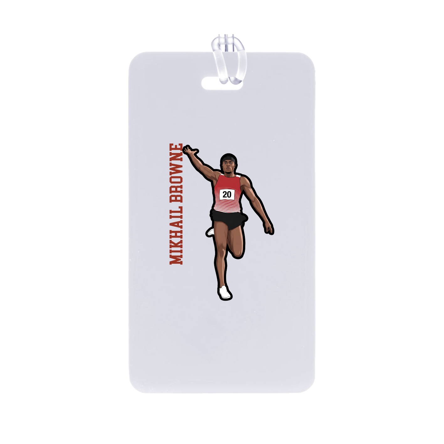 Bag Tag — Name Vertical in Classic