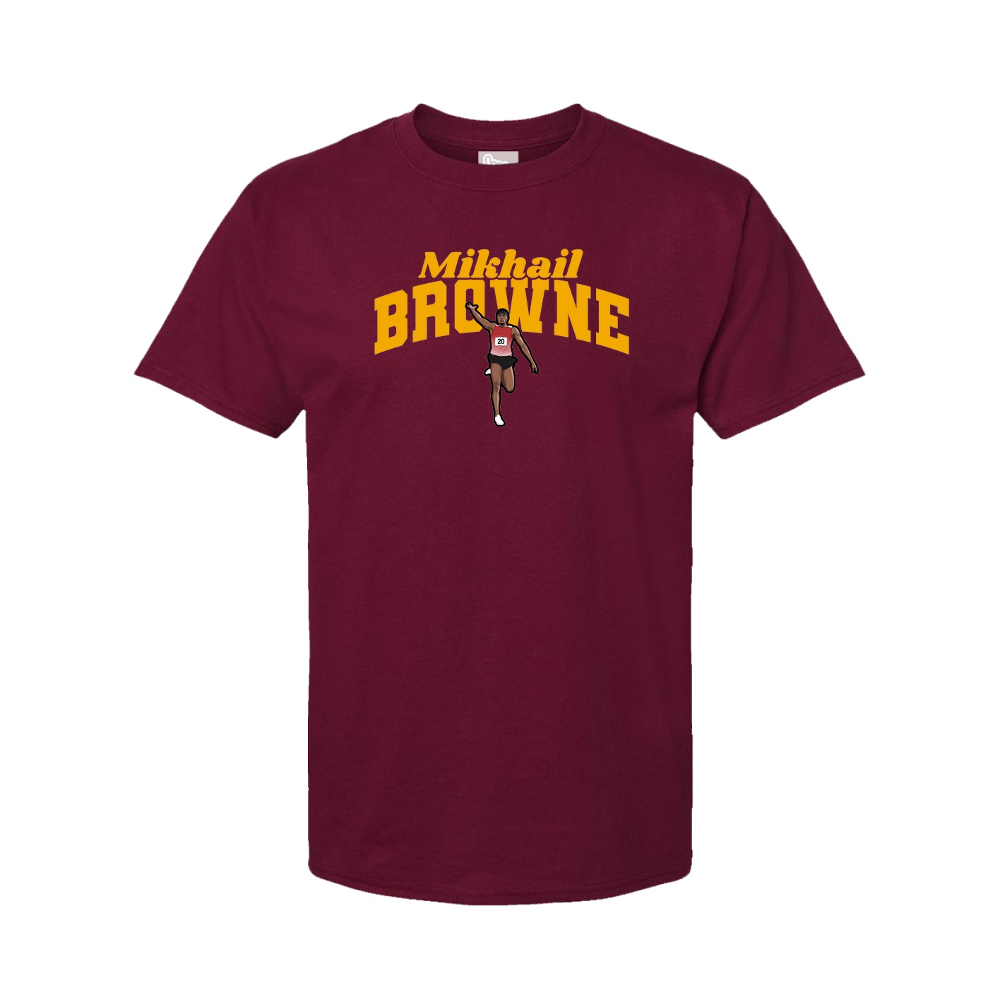 Youth Tee — Signature Arch in Cardinal