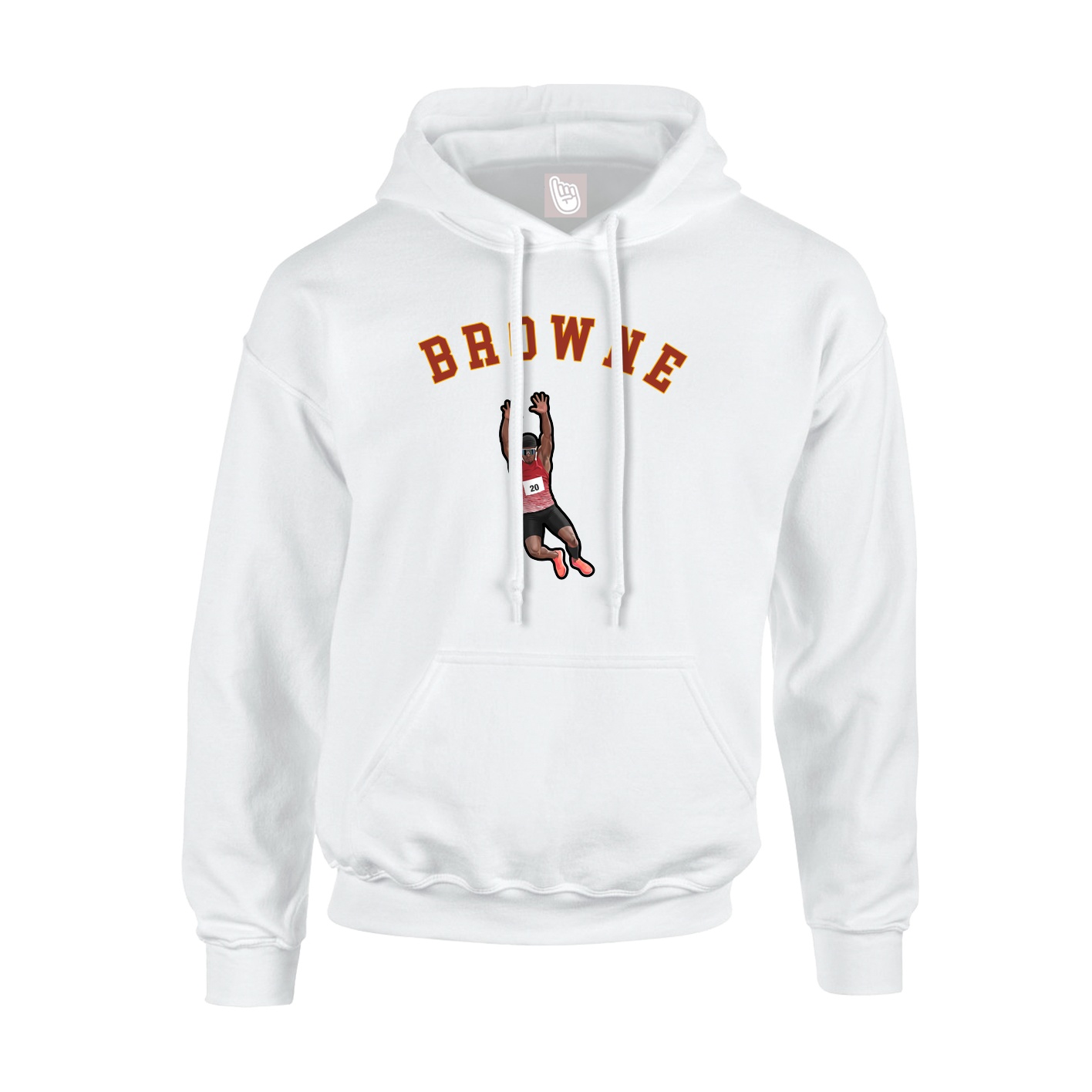 Youth Hoodie — Shirsey Arch in White