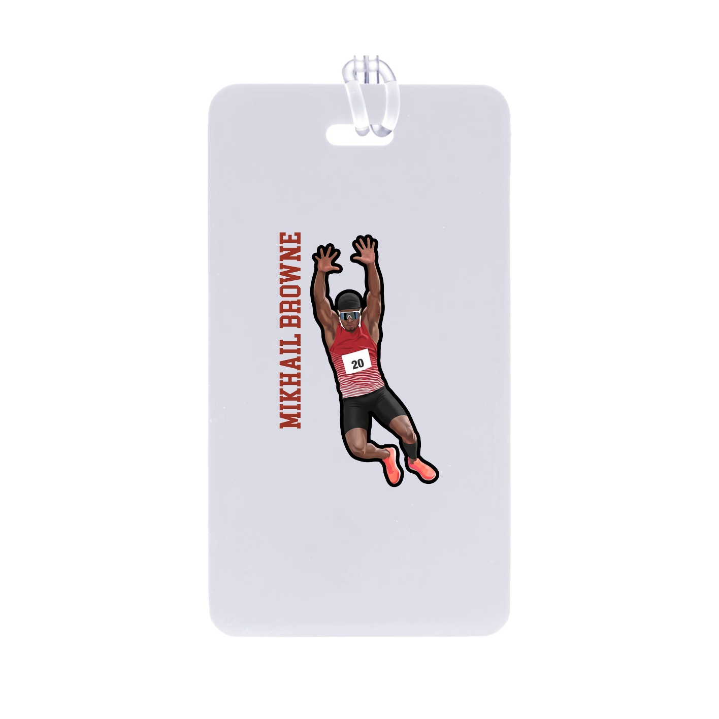 Bag Tag — Name Vertical in Classic